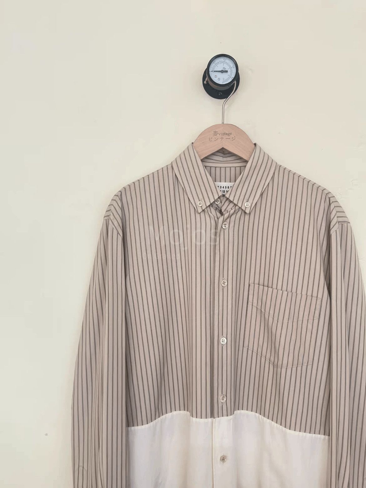Maison Margiela Sz 39 Maison Margiela 17AW Stripe Joint Shirt-2508 Size US M / EU 48-50 / 2 - 3 Thumbnail