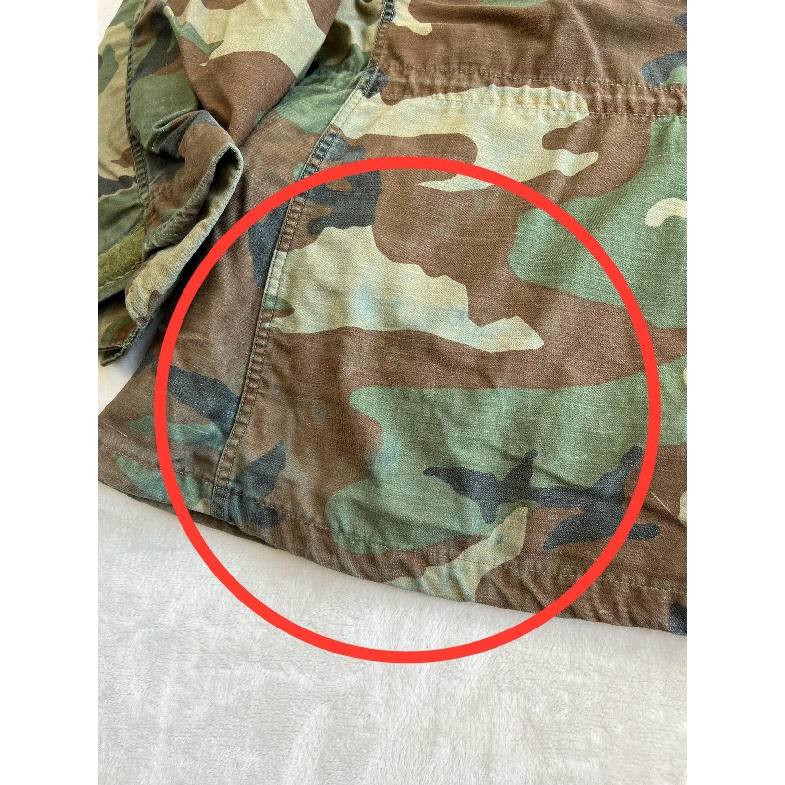 Alpha Industries Vintage US Army Jacket Mens Small M65 Woodland Camo Cold Wea Size US S / EU 44-46 / 1 - 8 Thumbnail