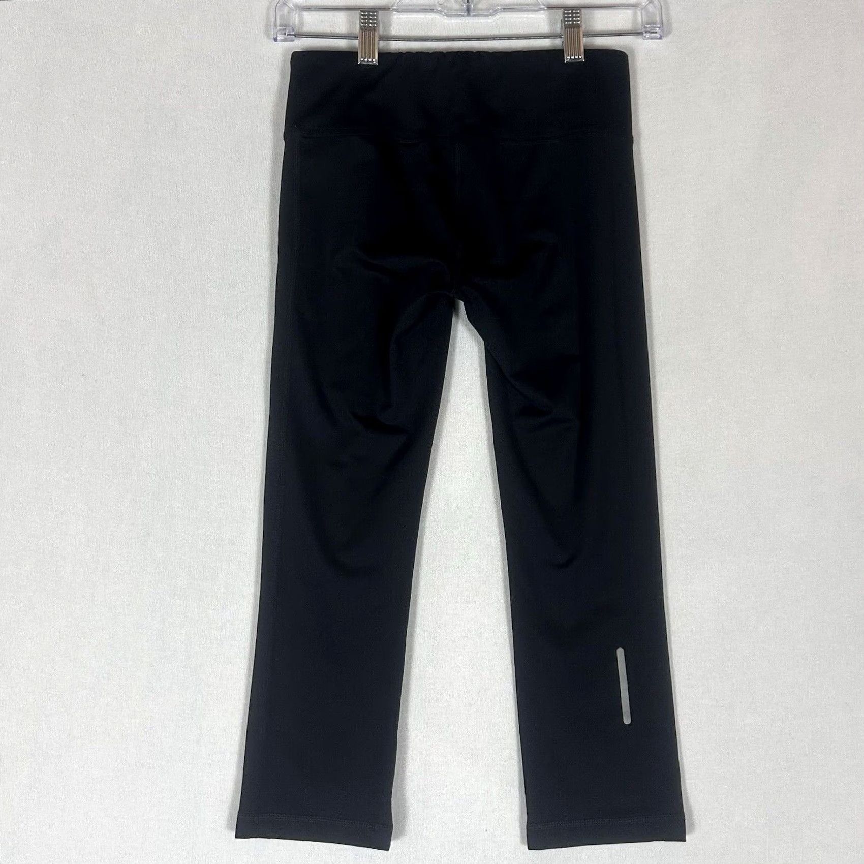 Reebok Reebok Women's Striped Capri Leggings XS Gray Stretch Yoga Gym Run Athletic Size 26" / US 2 / IT 38 - 3 Thumbnail