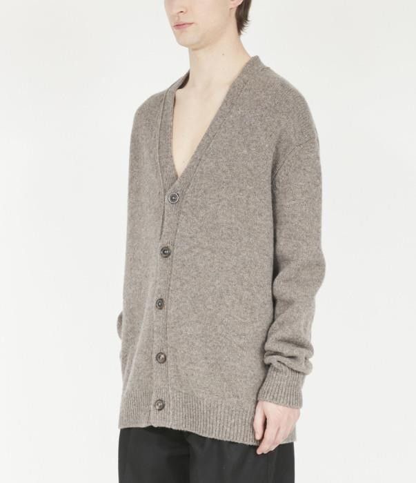 Maison Margiela o1bcso1str0526 Wool Cardigan in Grey Size US S / EU 44-46 / 1 - 5 Thumbnail