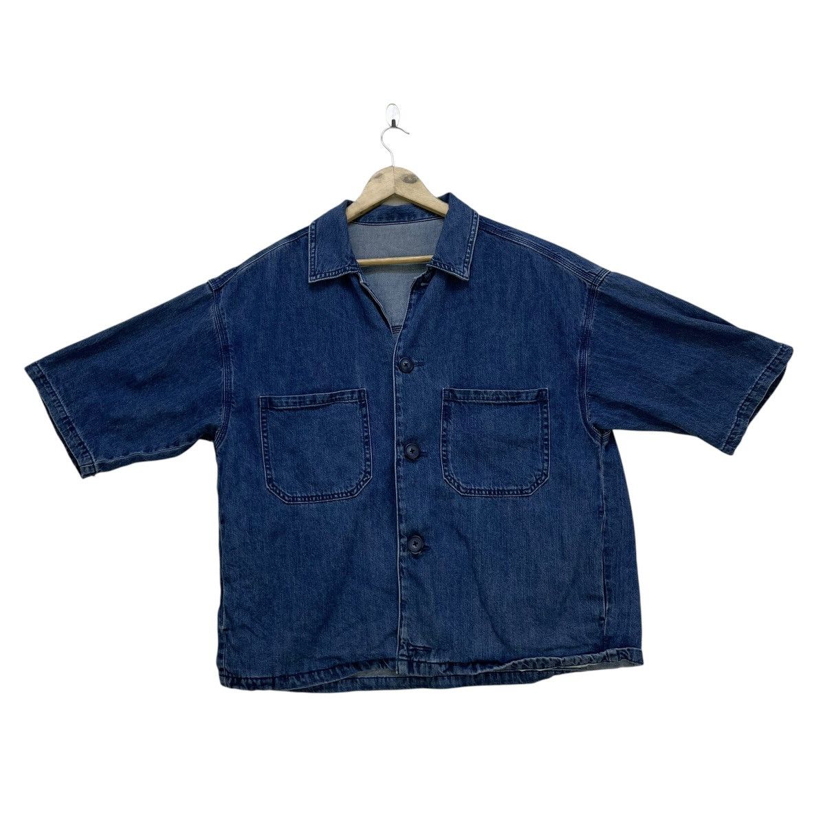 45rpm × Blue Blue Japan × Japanese Brand Vintage Japanese Brand Indigo Denim Jacket Size US M / EU 48-50 / 2 - 2 Thumbnail