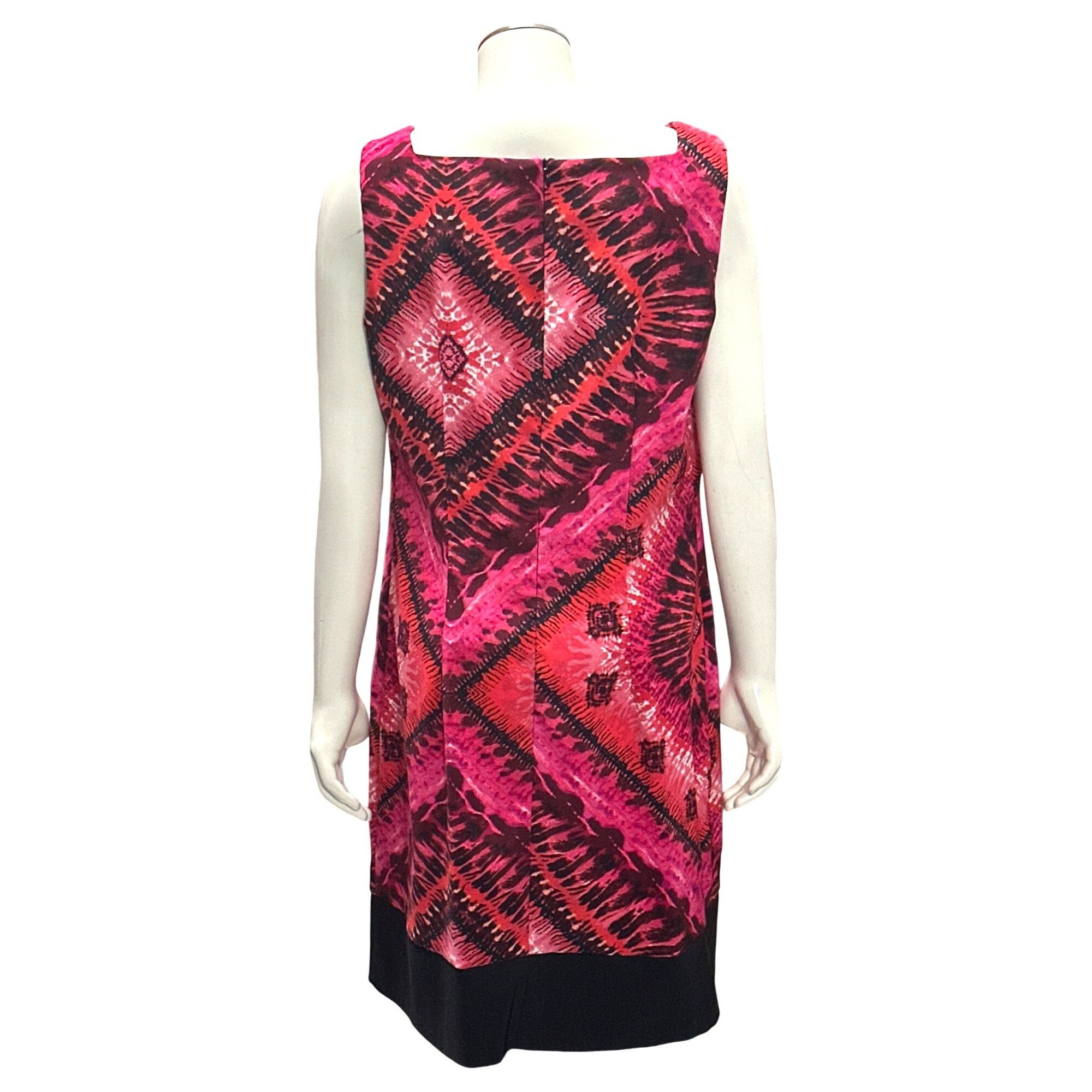 Other AB Studio Bold Pink Diamond Sheath Dress Size 12 Retro Style Size M / US 6-8 / IT 42-44 - 4 Thumbnail