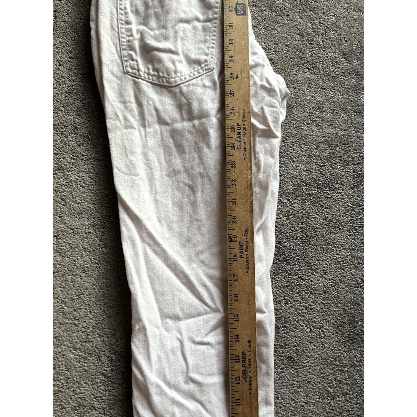Gap Gap Jeans 28 White Skinny Mid Rise Light Washed Denim Womens Size 28" / US 6 / IT 42 - 7 Thumbnail
