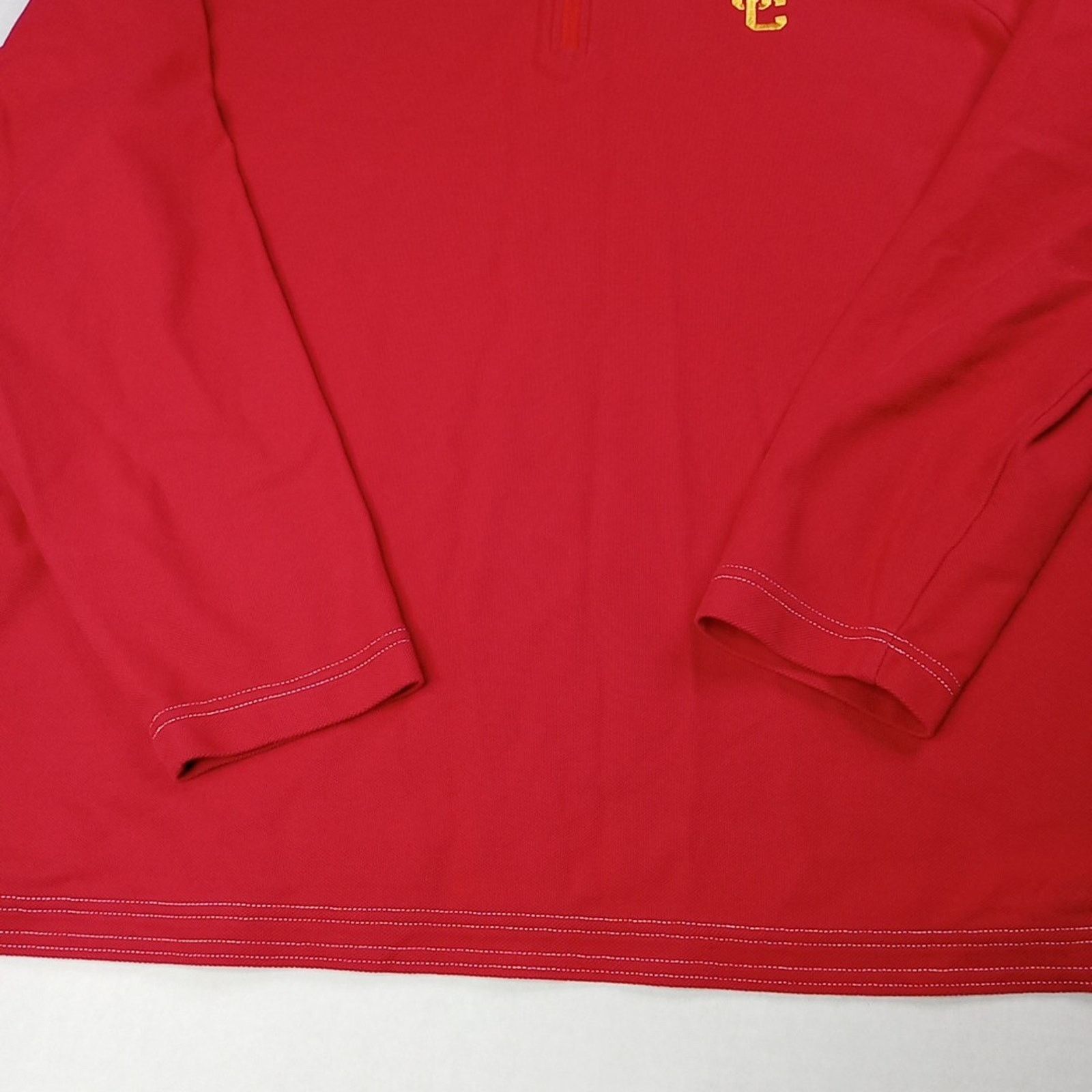 Tommy Bahama Tommy Bahama Mens Red (USC) Quarter Zip Knit Sweater Size XL Size US XL / EU 56 / 4 - 2 Thumbnail