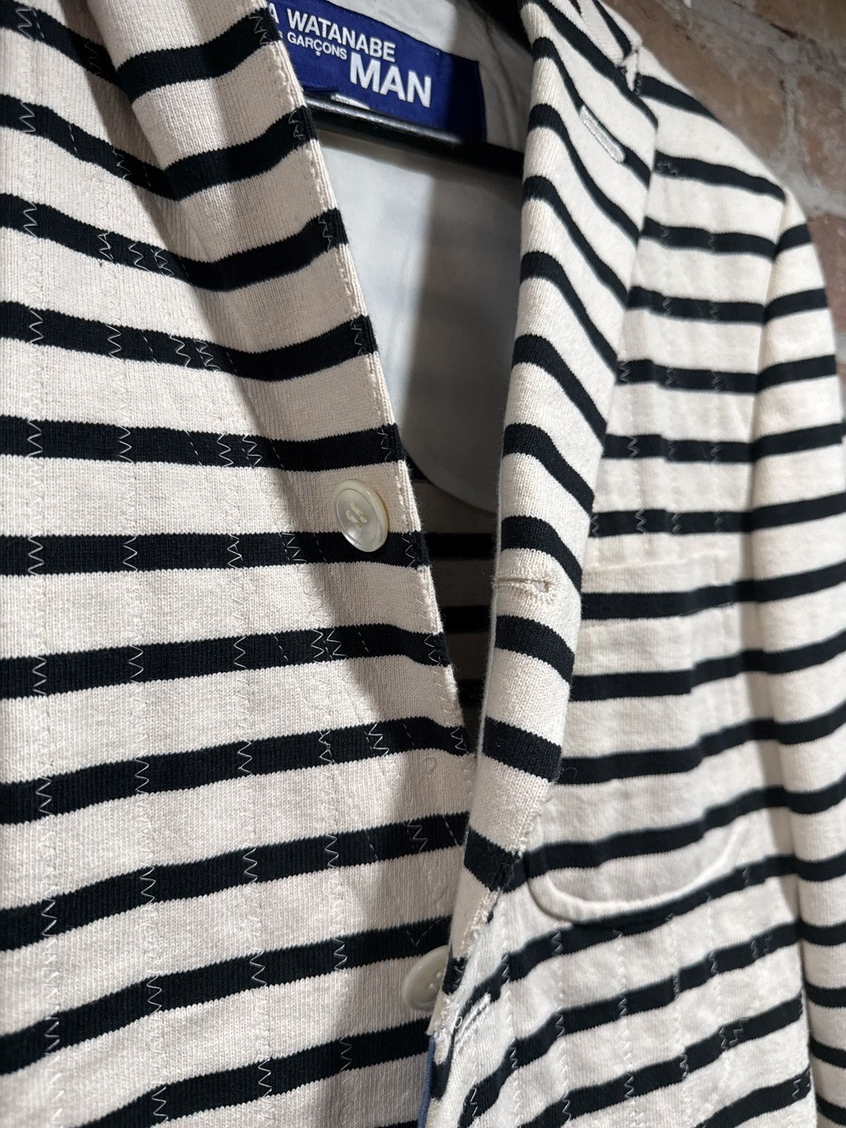Junya Watanabe Junya watanabe striped suit jacket Size US XS / EU 42 / 0 - 4 Thumbnail