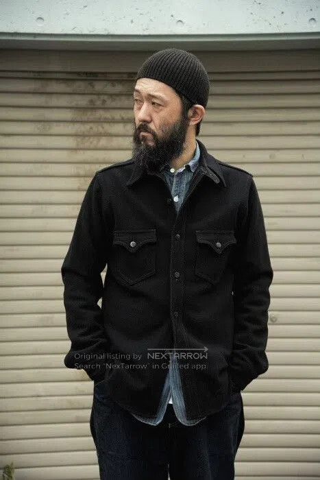 Freewheelers high version pure wool cpo shirt. Size US L / EU 52-54 / 3 - 1 Thumbnail