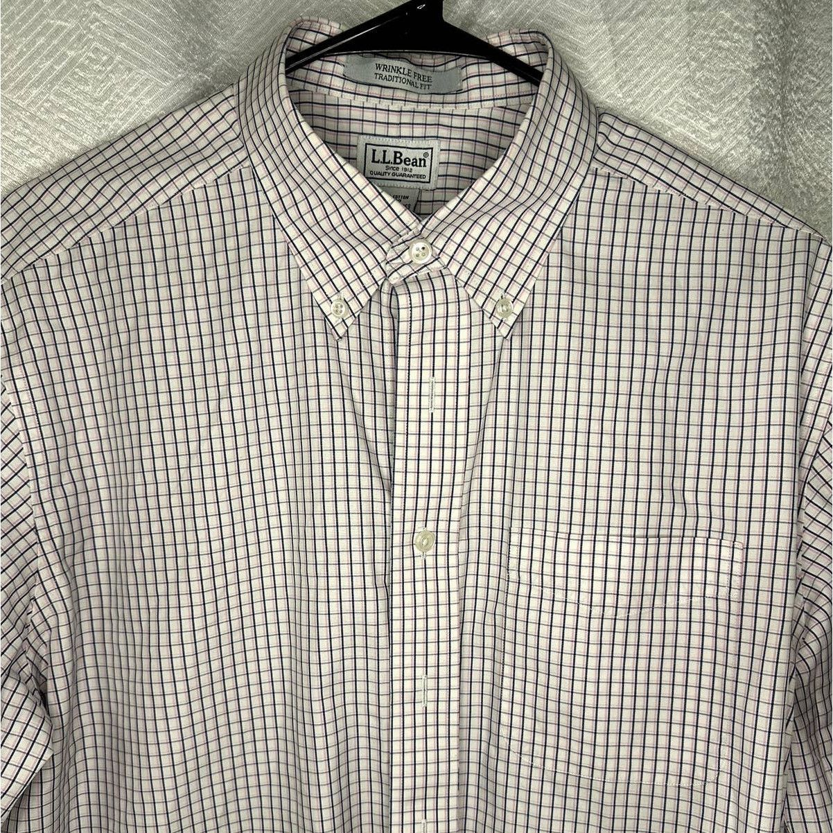 L.L. Bean L.L. Bean Traditional Fit Button Down Shirt Pink 16-32 Size US S / EU 44-46 / 1 - 3 Thumbnail