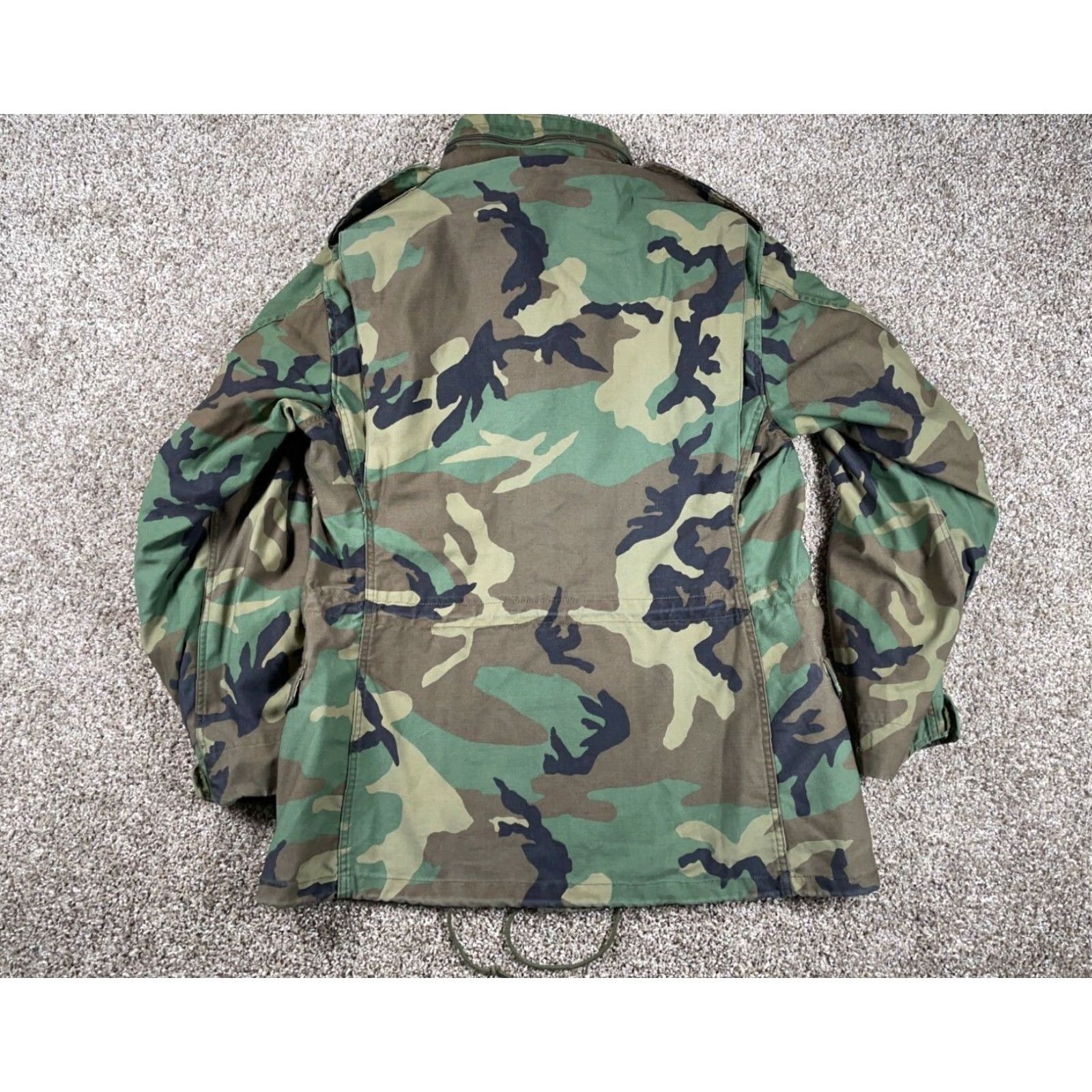 Vintage VINTAGE Alpha Military M-65 Cold Weather Jacket Men Medium Green Camouflage 90s Army Outdoor Retro Size US M / EU 48-50 / 2 - 2 Thumbnail