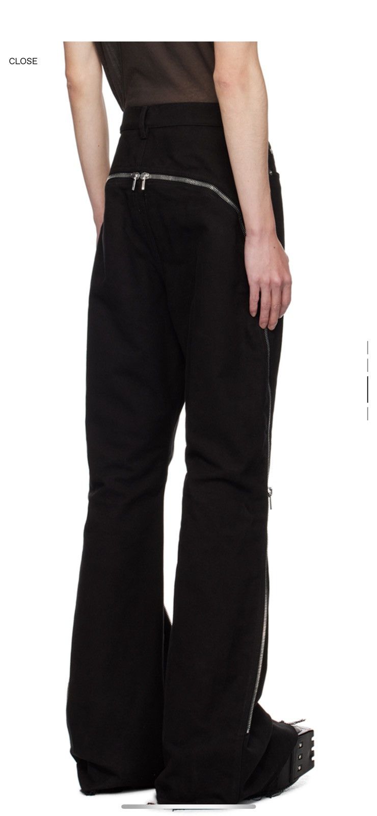 Rick Owens Rick Owens Banana Bolan Jeans (Porterville F/W 24) Size US 36 / EU 52 - 2 Thumbnail