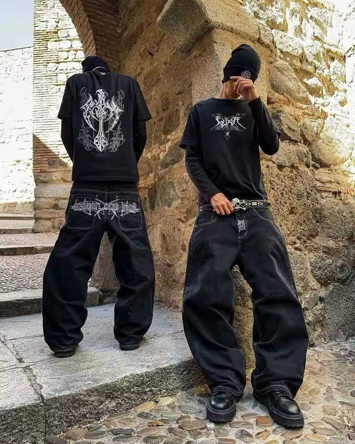 Japanese Brand × Vintage Vintage jeans are a ghetto dream Size US 36 / EU 52 - 4 Thumbnail