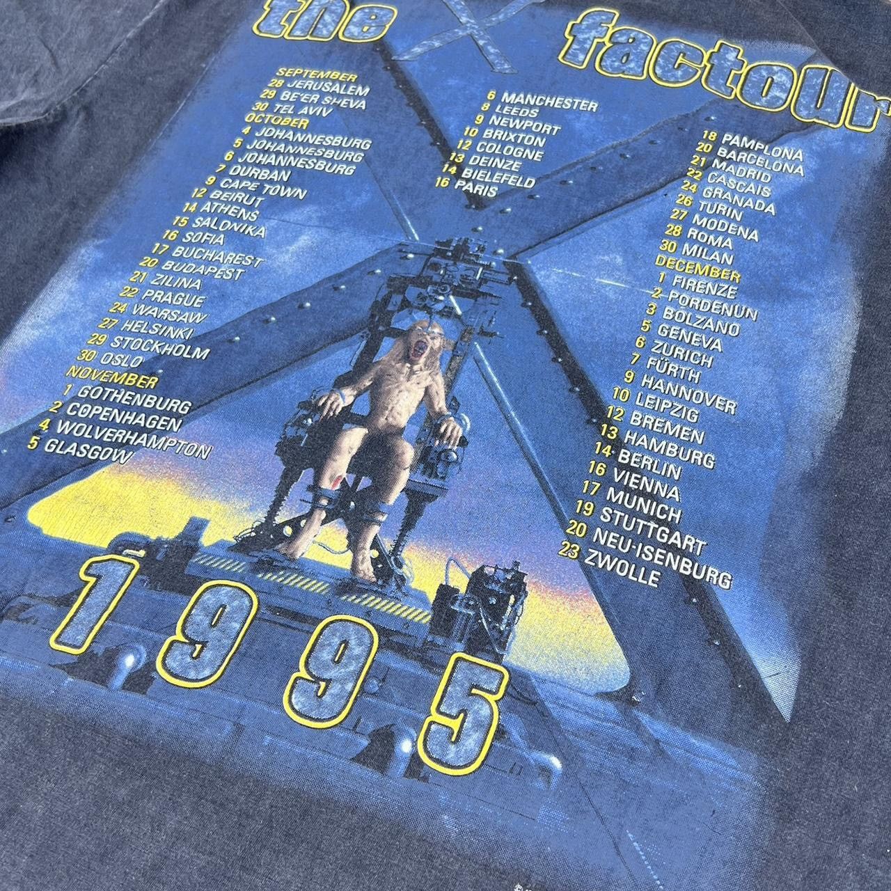 Iron Maiden Vintage 1995 Iron Maiden Size US XL / EU 56 / 4 - 8 Thumbnail