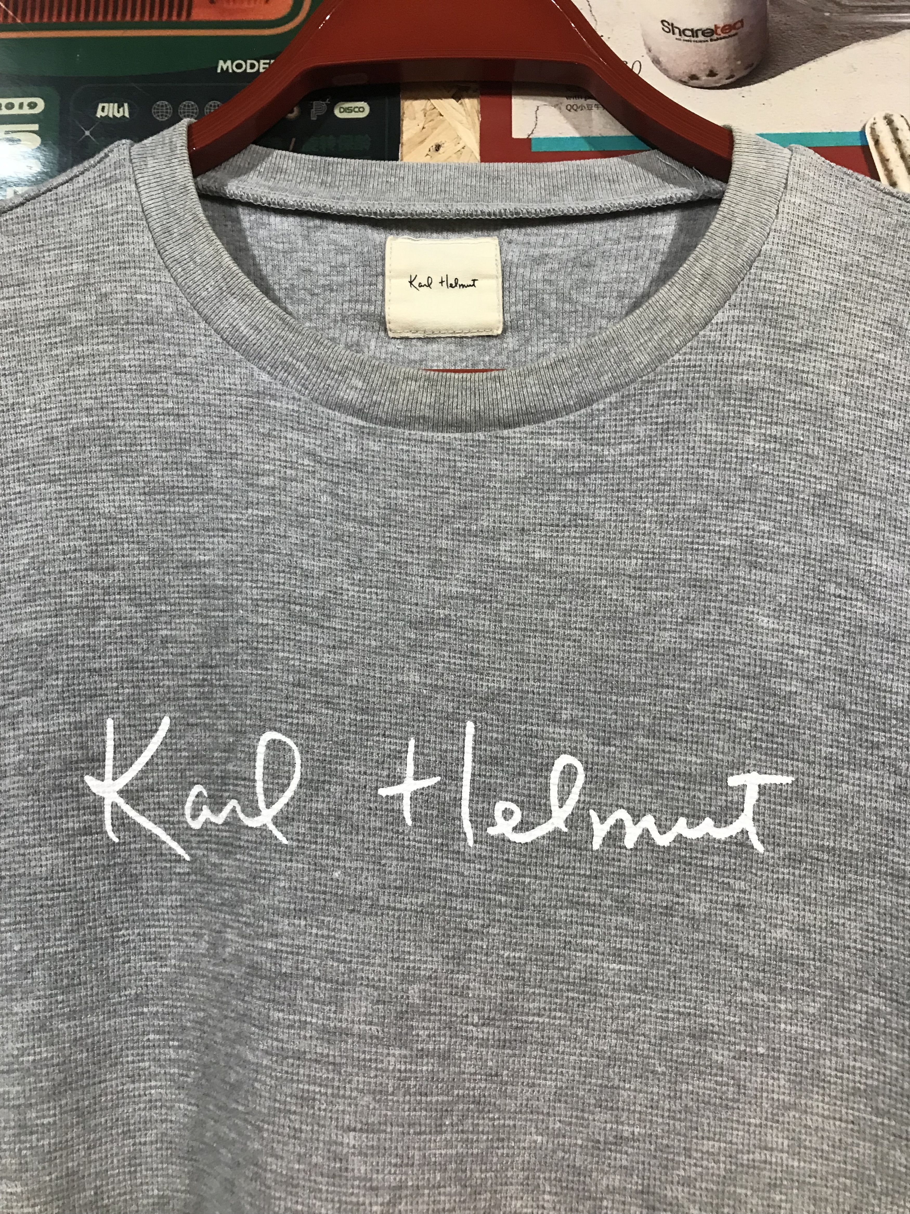 Karl Helmut VINTAGE KARL HELMUT PINK HOUSE TEE Size US L / EU 52-54 / 3 - 3 Thumbnail