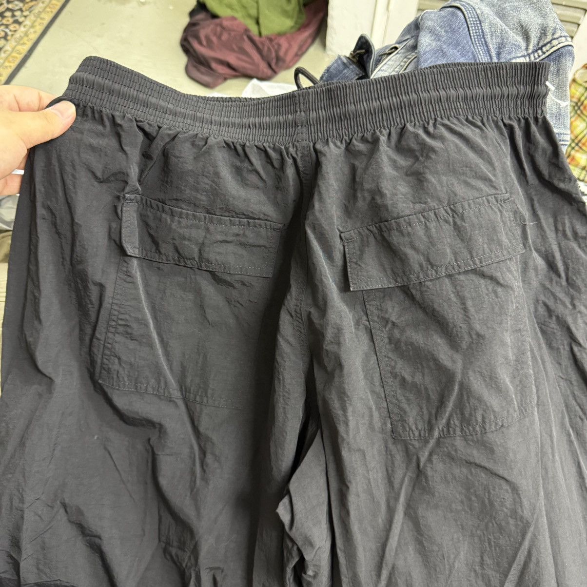 Japanese Brand Rhodium Parachute Pants Chrome Heart Inspired by HALHAM Size US 34 / EU 50 - 8 Thumbnail