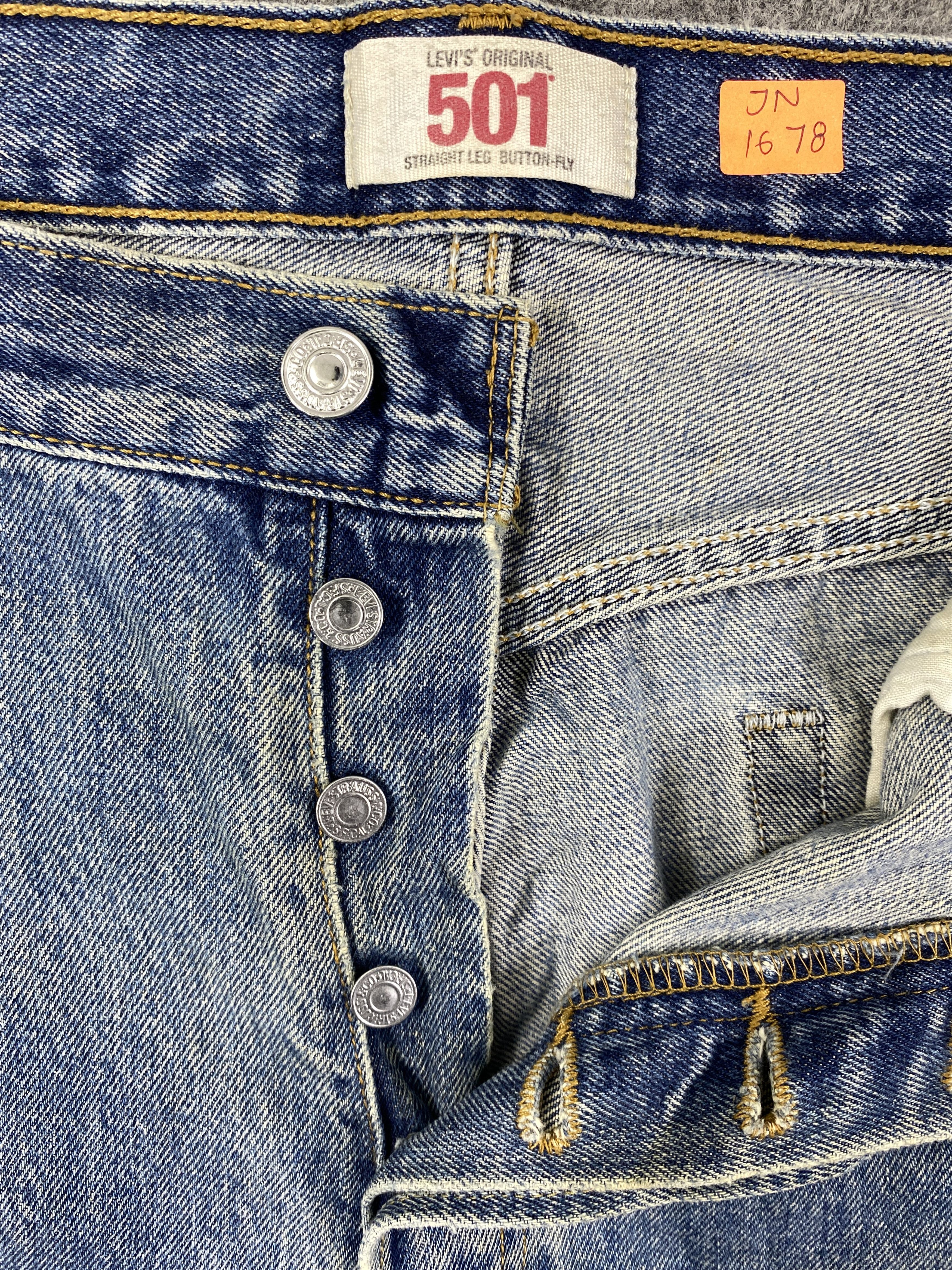 Levi's Earth Tone Vintage Levi's 501 Jeans 37x29.5 Denim -JN1678 Size US 37 - 6 Thumbnail
