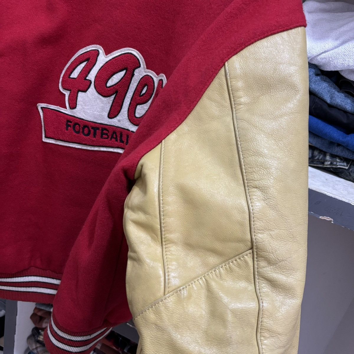 NFL Vintage 90's 49ers SuperBowl Champs Jacket Size US XL / EU 56 / 4 - 4 Thumbnail
