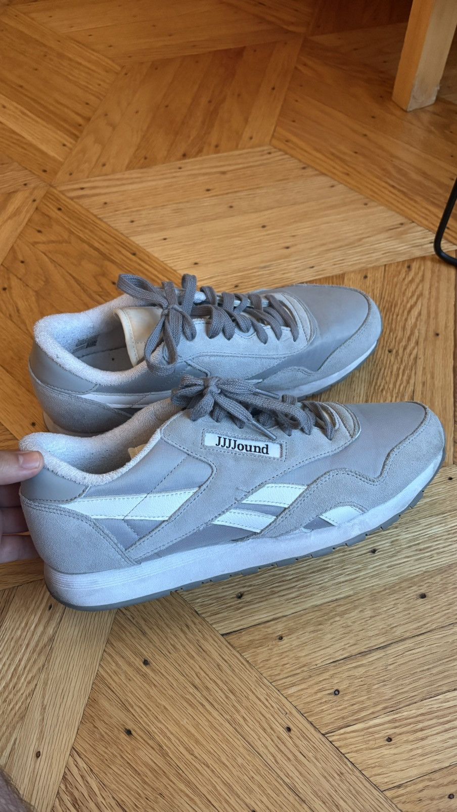 JJJJound × Reebok Reebok x JJJJound Classic Nylon “Grey” Size US 10.5 / EU 43-44 - 1 Thumbnail