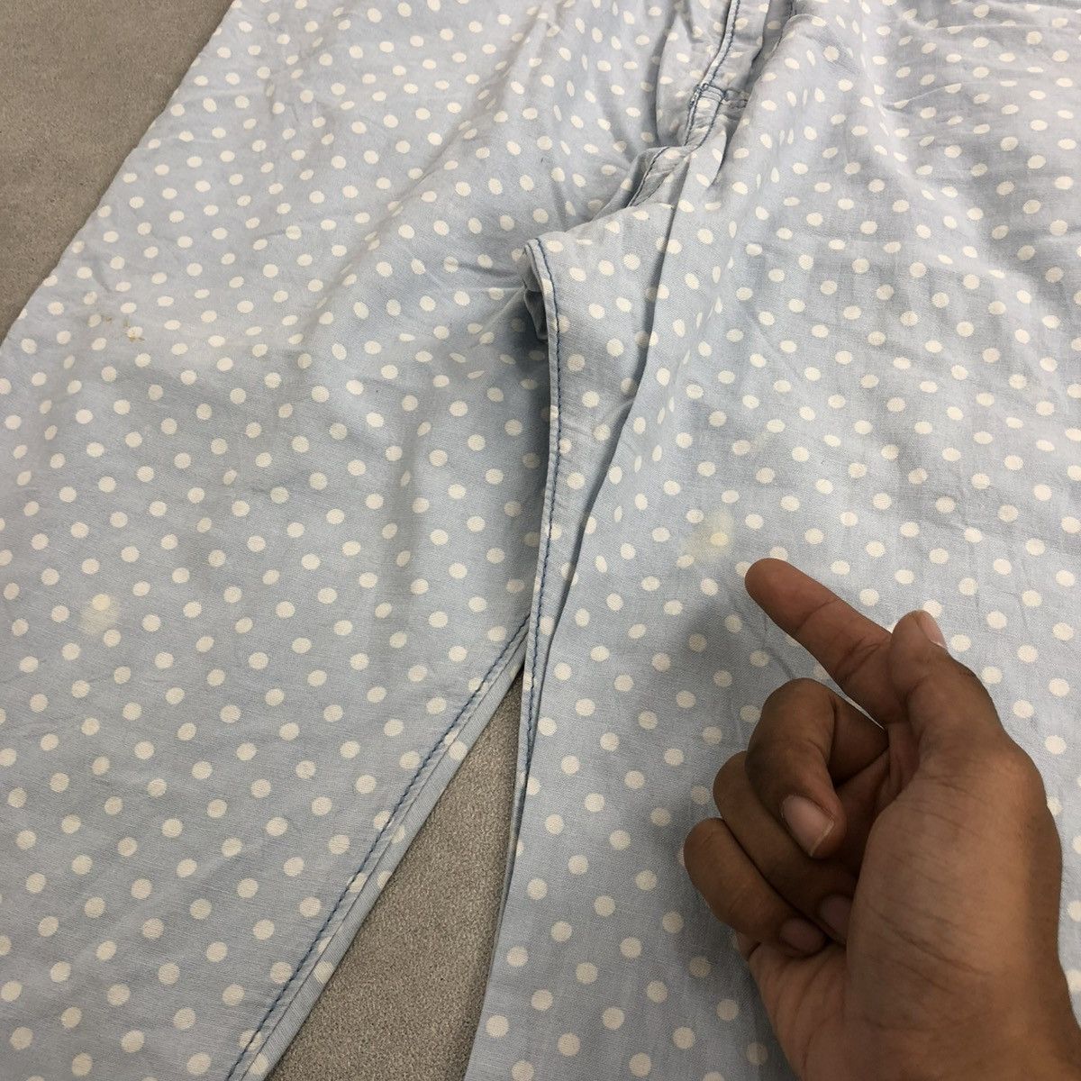 Issey Miyake × Japanese Brand × mercibeaucoup 🇯🇵2000s Issey Miyake Mercibeaucoup Drop Crotch Polkadot Pants Size US 27 - 20 Thumbnail