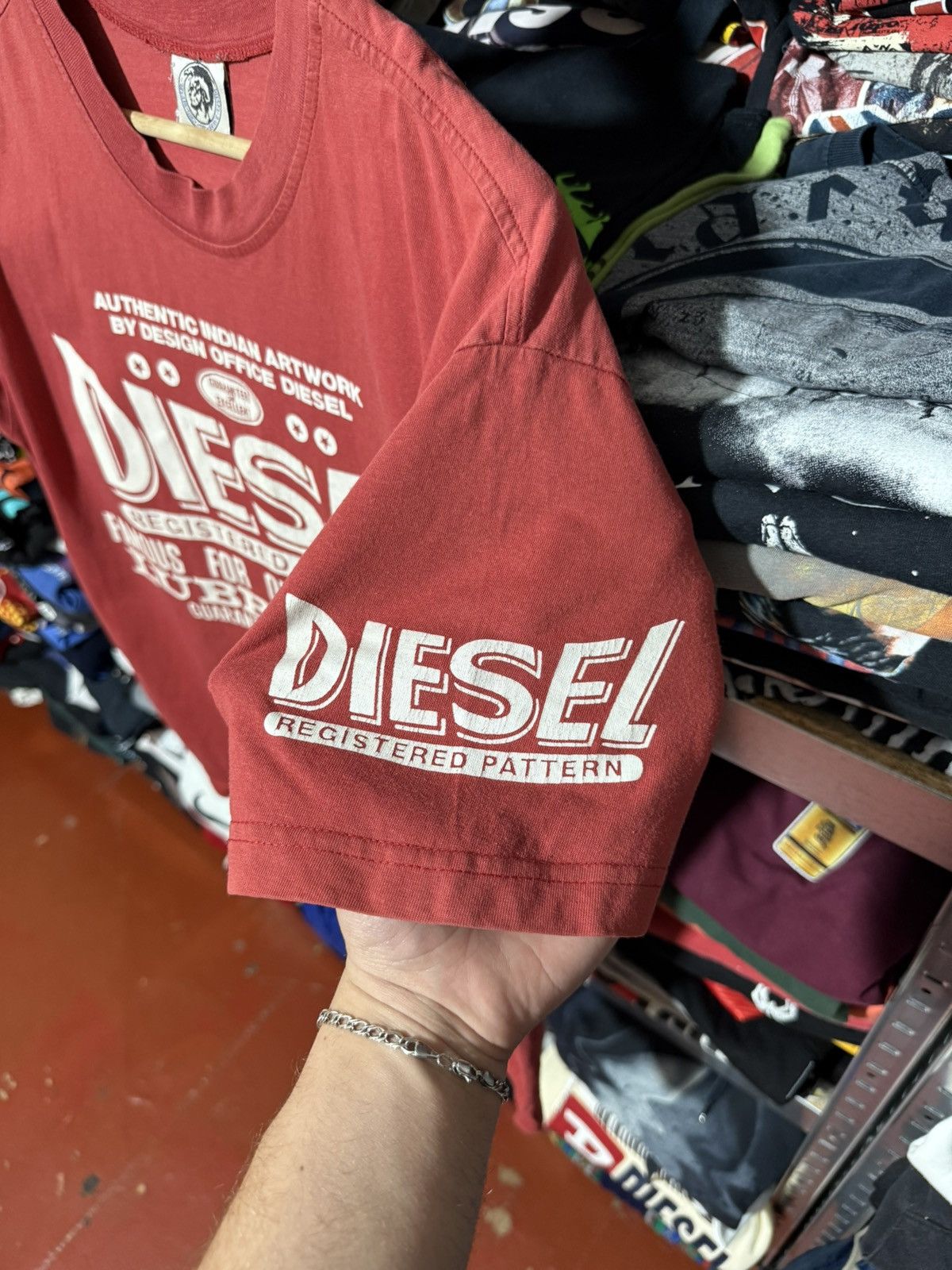 Diesel Vintage 90s Diesel Denim Division Art T-Shirt Y2K Hype Size US M / EU 48-50 / 2 - 6 Thumbnail