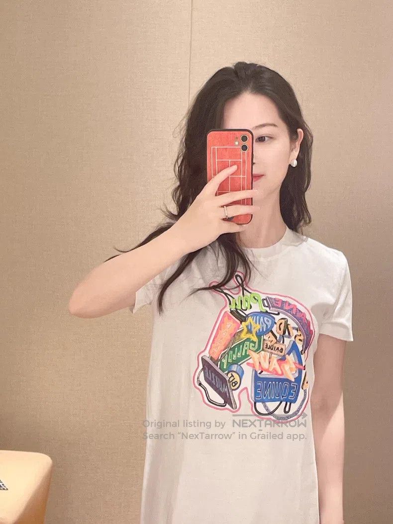 Hermes Hermes Chevaloscope horse head embroidery white T-shirt dr Size XXS / US 00 / IT 34 - 7 Thumbnail
