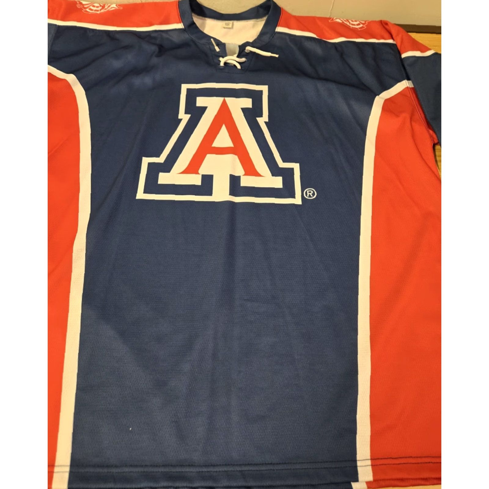Arrow Harrow University of Arizona Wildcats Hockey Jersey 2XL Men Blue Jersey Pull Over Size US XXL / EU 58 / 5 - 3 Thumbnail