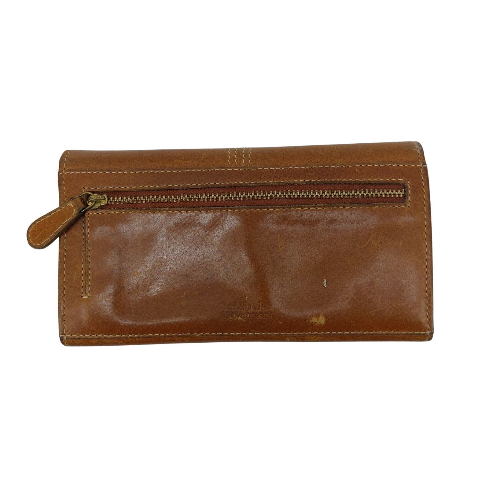 Timberland Timberland Genuine Leather Trifold Wallet Brown Brown Cards Size ONE SIZE - 2 Thumbnail