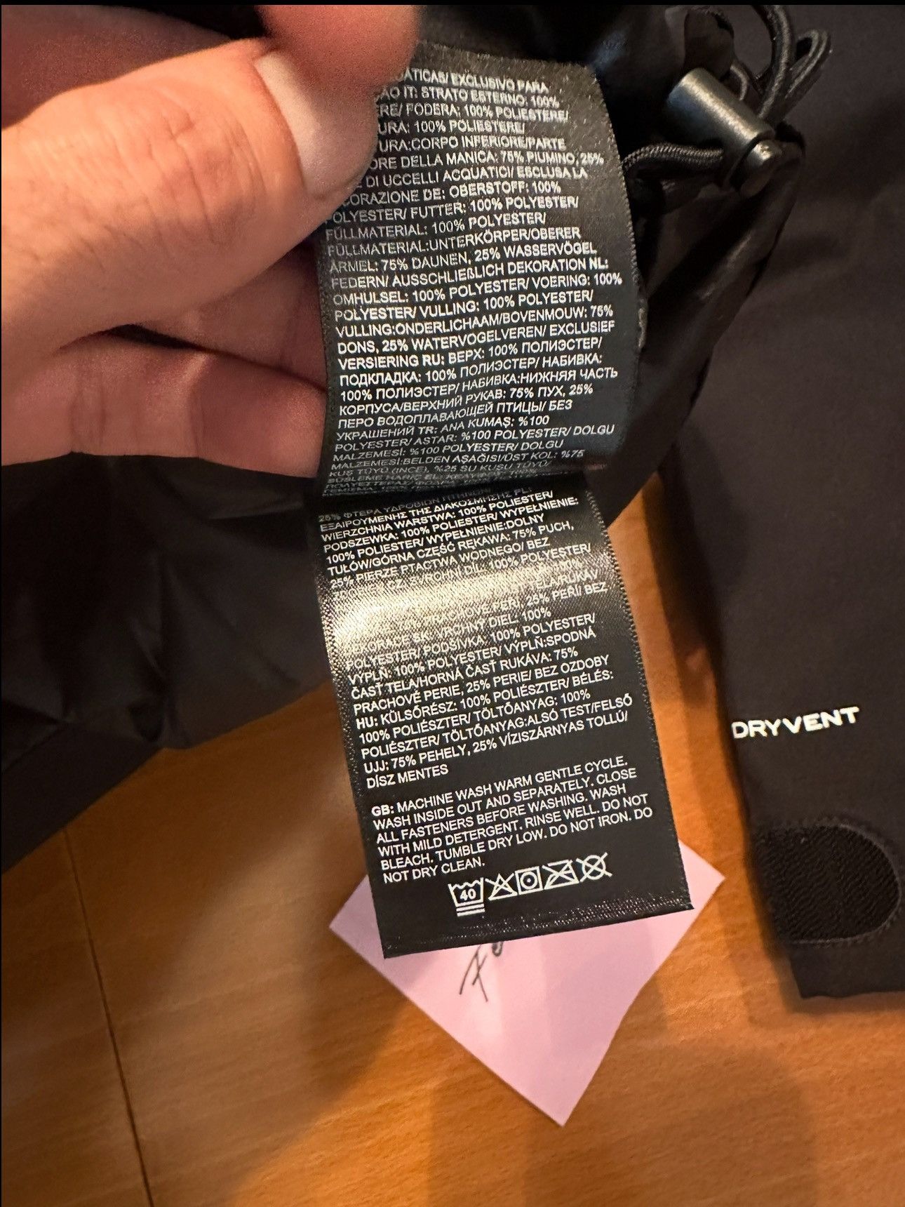 The North Face TNF range down jacket black Size US M / EU 48-50 / 2 - 8 Thumbnail