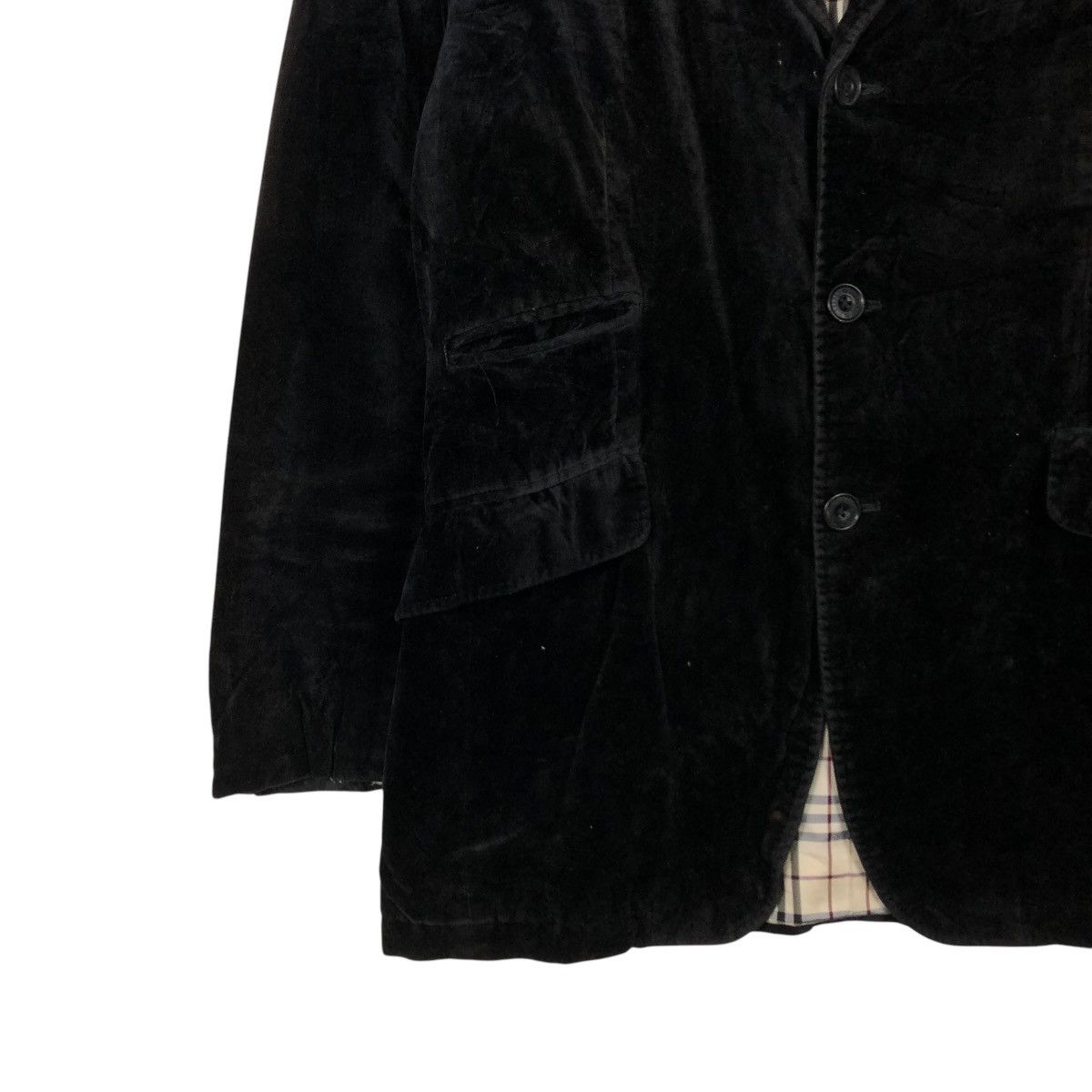 🔥VINTAGE BURBERRY BLACK LABEL VELVET JACKET NOVA CHECK