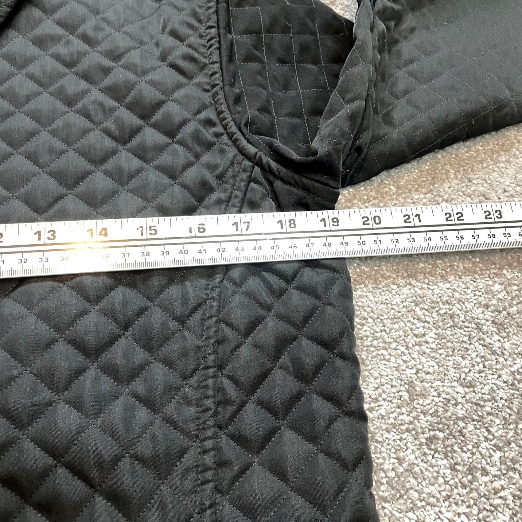 Geoffrey Beene Geoffrey Beene Sport Quilted Jacket Womens M Black Full Zip Pockets Collar Size M / US 6-8 / IT 42-44 - 5 Thumbnail