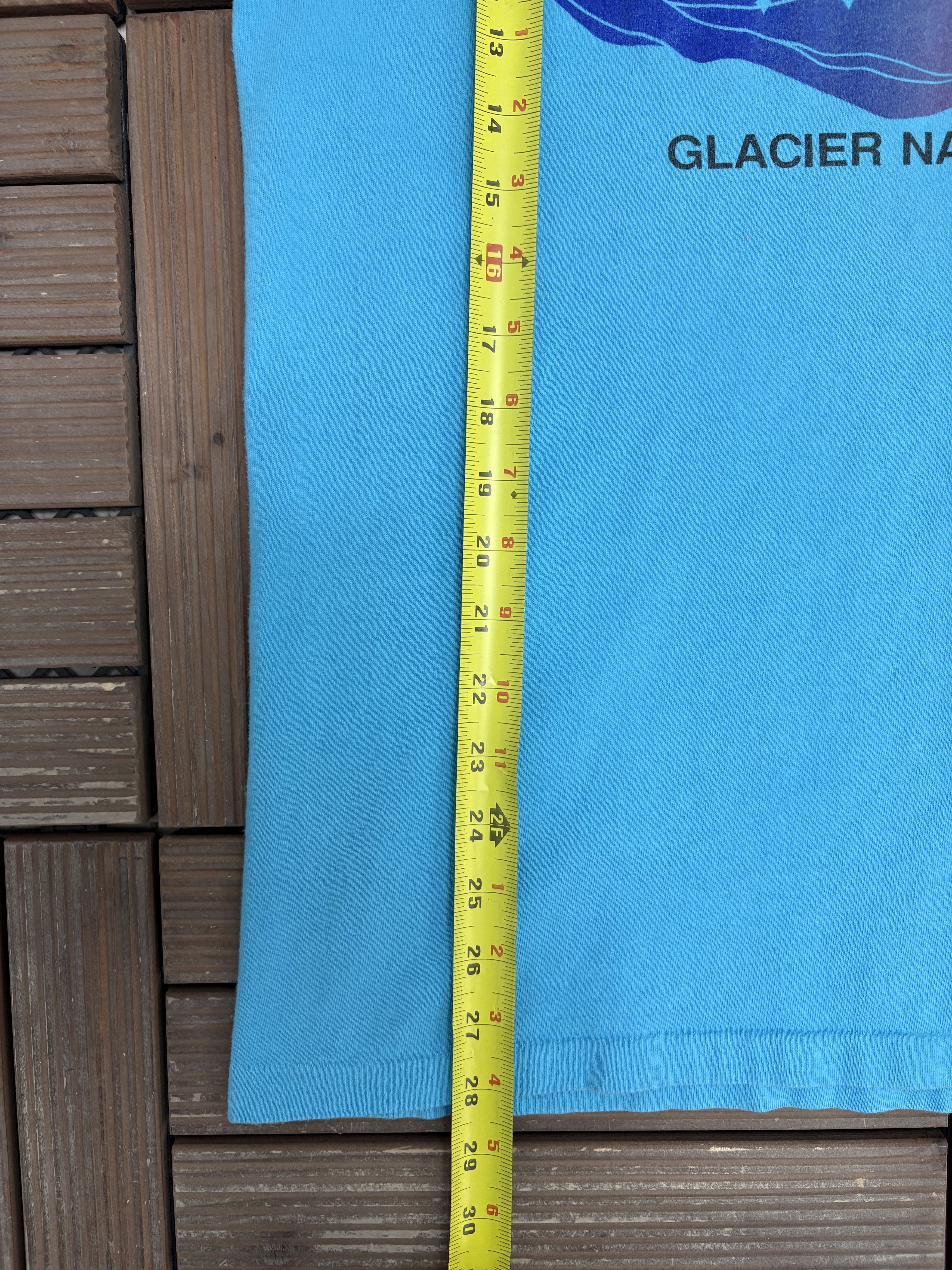 Vintage Glacier National Park Vintage Blue T-Shirt Tee Size US L / EU 52-54 / 3 - 8 Thumbnail