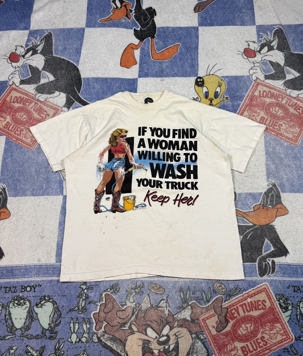 Vintage Vintage comedy tee Size US XL / EU 56 / 4 - 1 Thumbnail