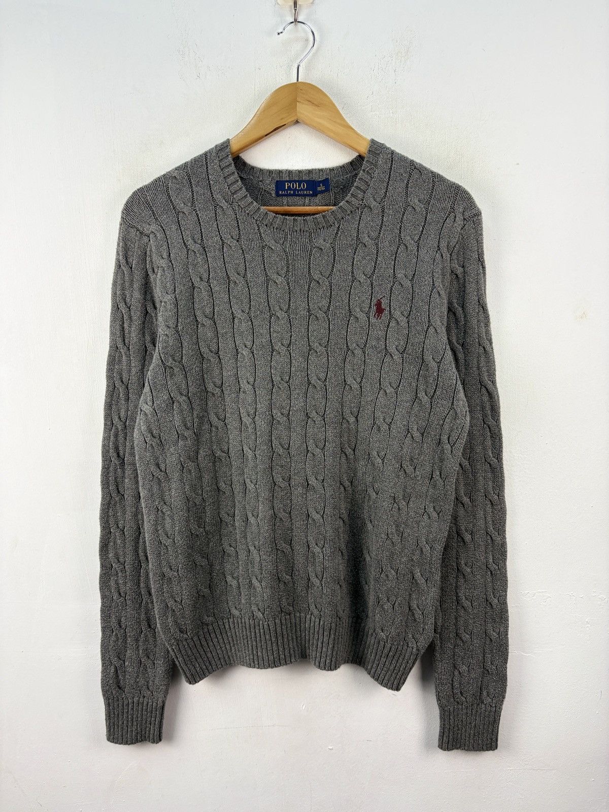 Ralph Lauren Polo Ralph Lauren Knitwear Sweater Cable Knit Jumper Size US S / EU 44-46 / 1 - 1 Thumbnail