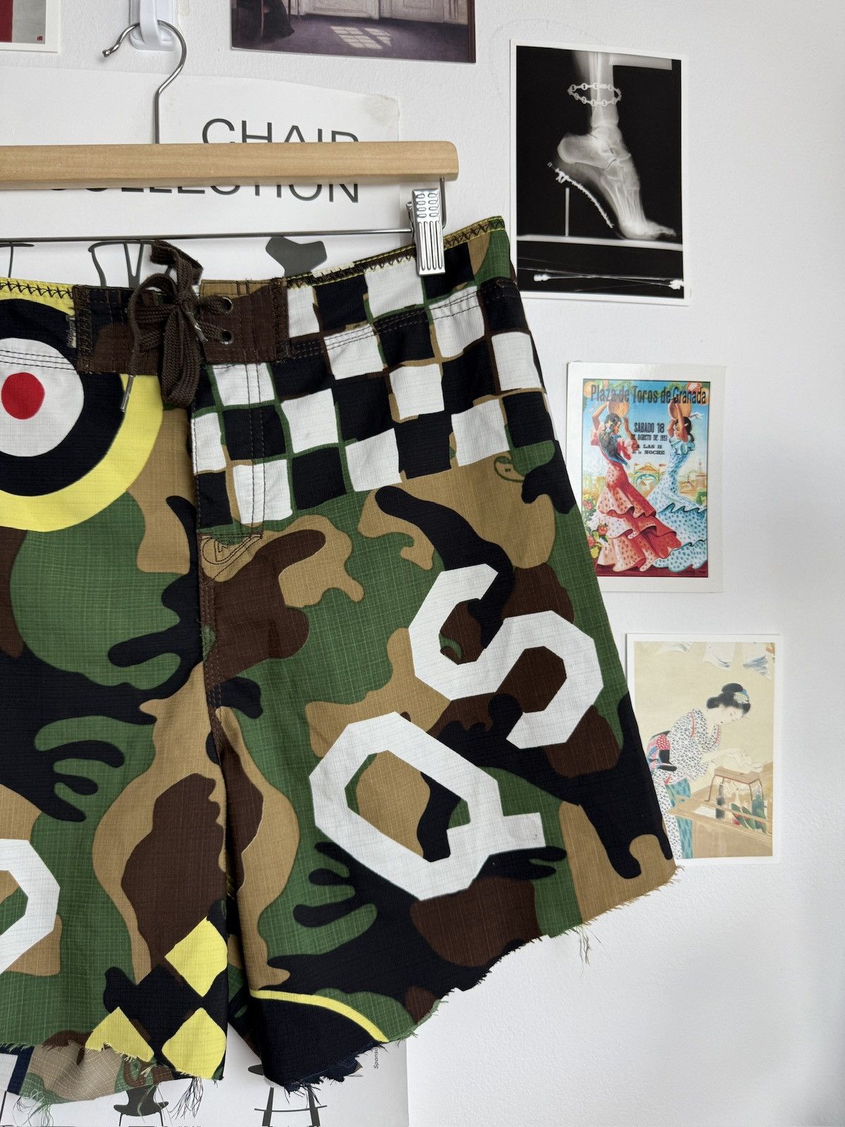 Quiksilver Vintage y2k Quiksilver camo shorts 32 opium surf skate usa Size US 32 / EU 48 - 4 Thumbnail