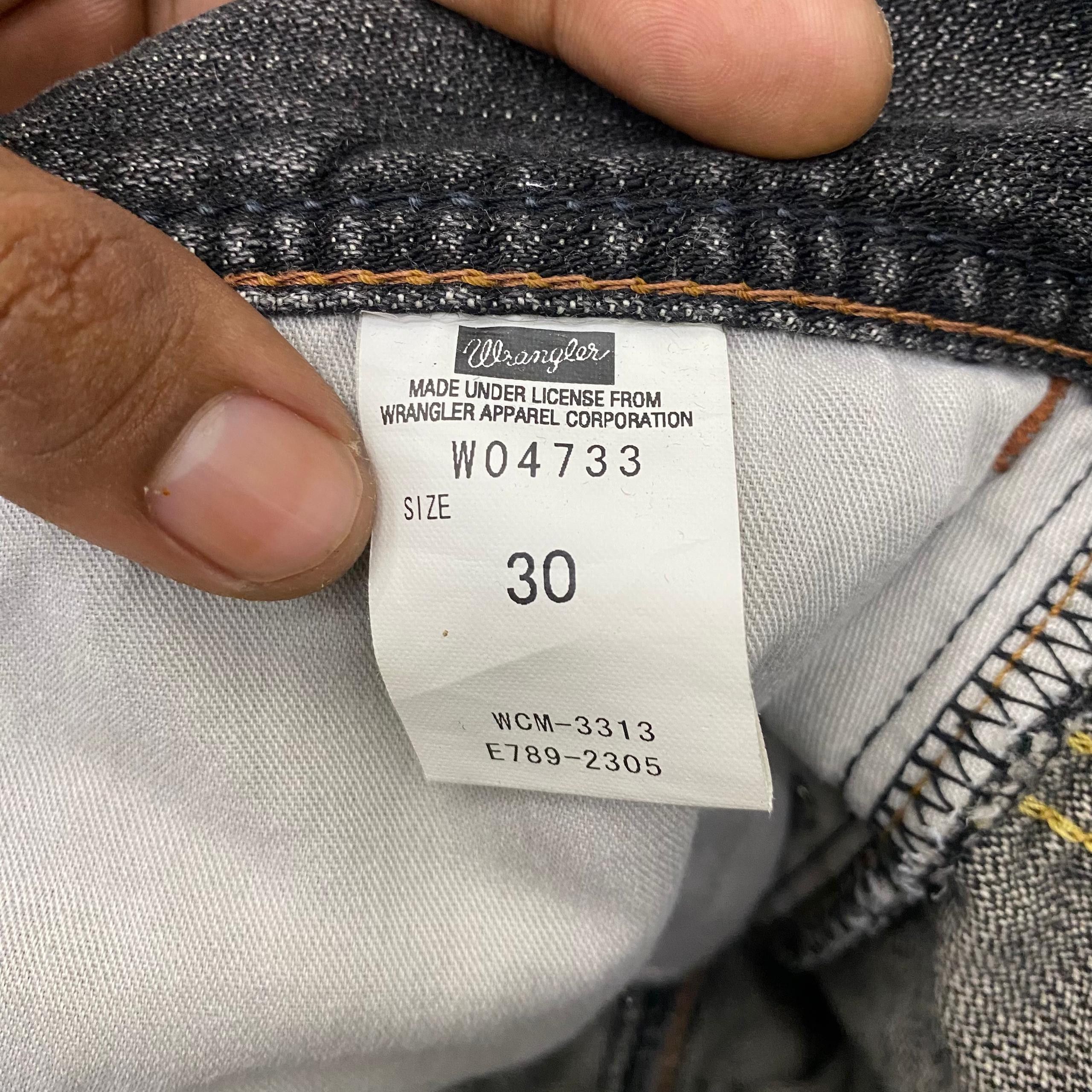 Japanese Brand 💥Best Offer💥Vintage Wrangler Distressed Denim Size US 30 / EU 46 - 15 Thumbnail