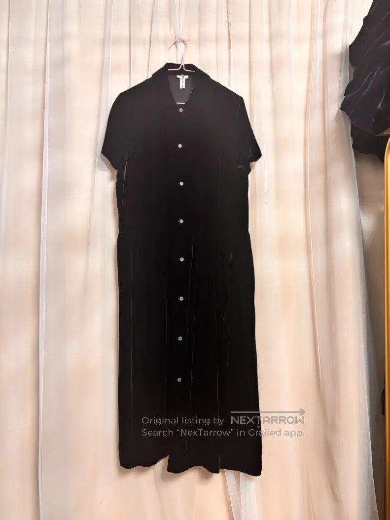Comme des Garcons Comme des Garcons Black Velvet Dress Size S / US 4 / IT 40 - 4 Thumbnail