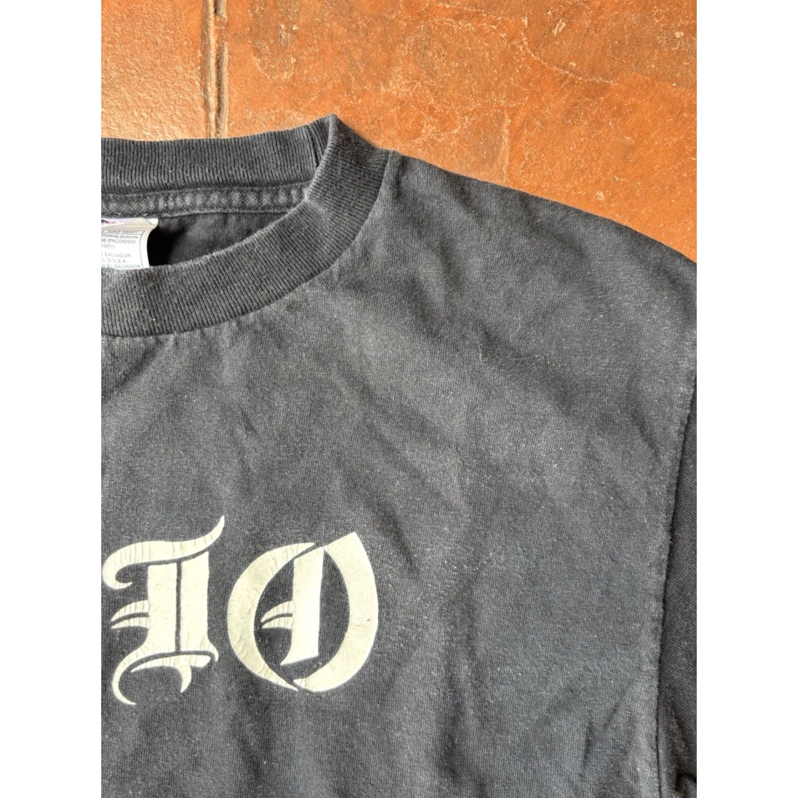 Vintage VINTAGE Dio Band Tour T-Shirt Medium Black Cotton Logo Mens Dio 2000s Rock Band Size US M / EU 48-50 / 2 - 4 Thumbnail