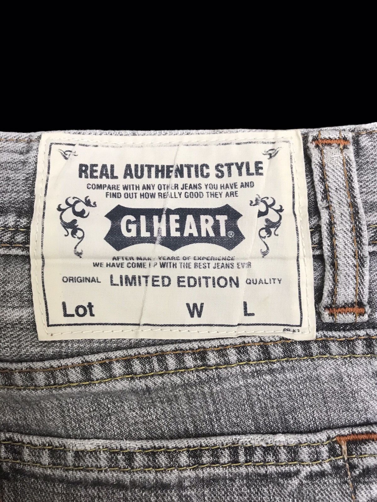 Japanese Brand 💥FLARE💥GLHEART LIMITED BLACK WASH FLARE DENIM F435 Size US 32 / EU 48 - 19 Thumbnail