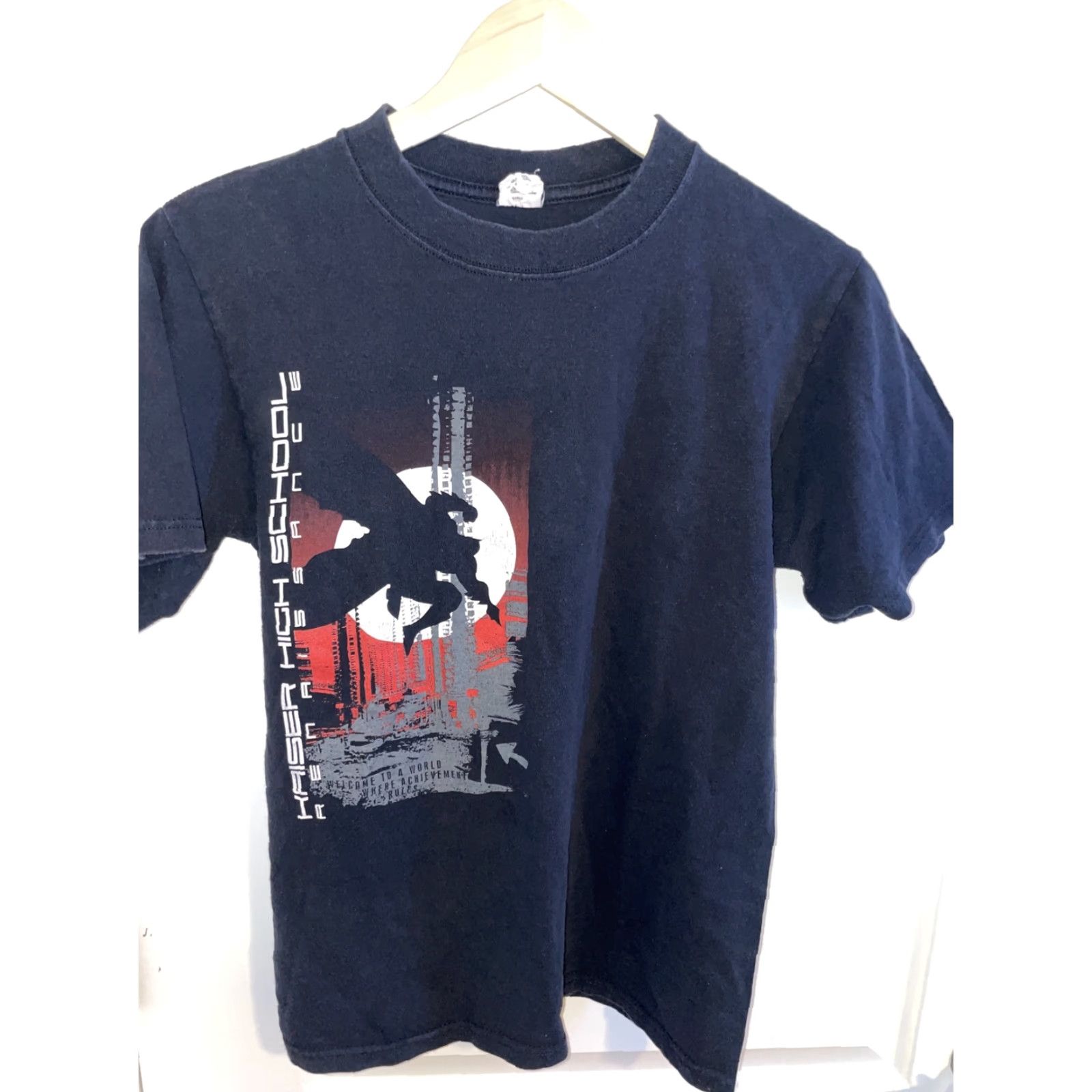 Anvil VINTAGE Batman Highschool T-Shirt Small Black Size US S / EU 44-46 / 1 - 2 Thumbnail
