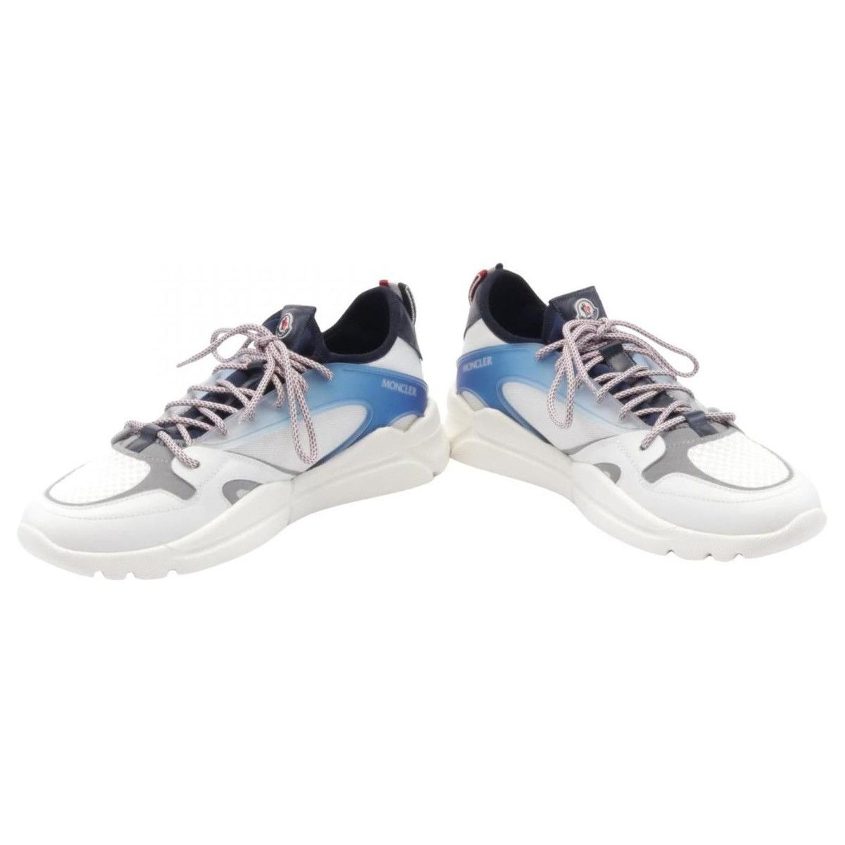 Moncler Moncler Anakin Sneakers Trevor Scarpa White Chunky Sneakers Size US 10 / EU 43 - 3 Thumbnail