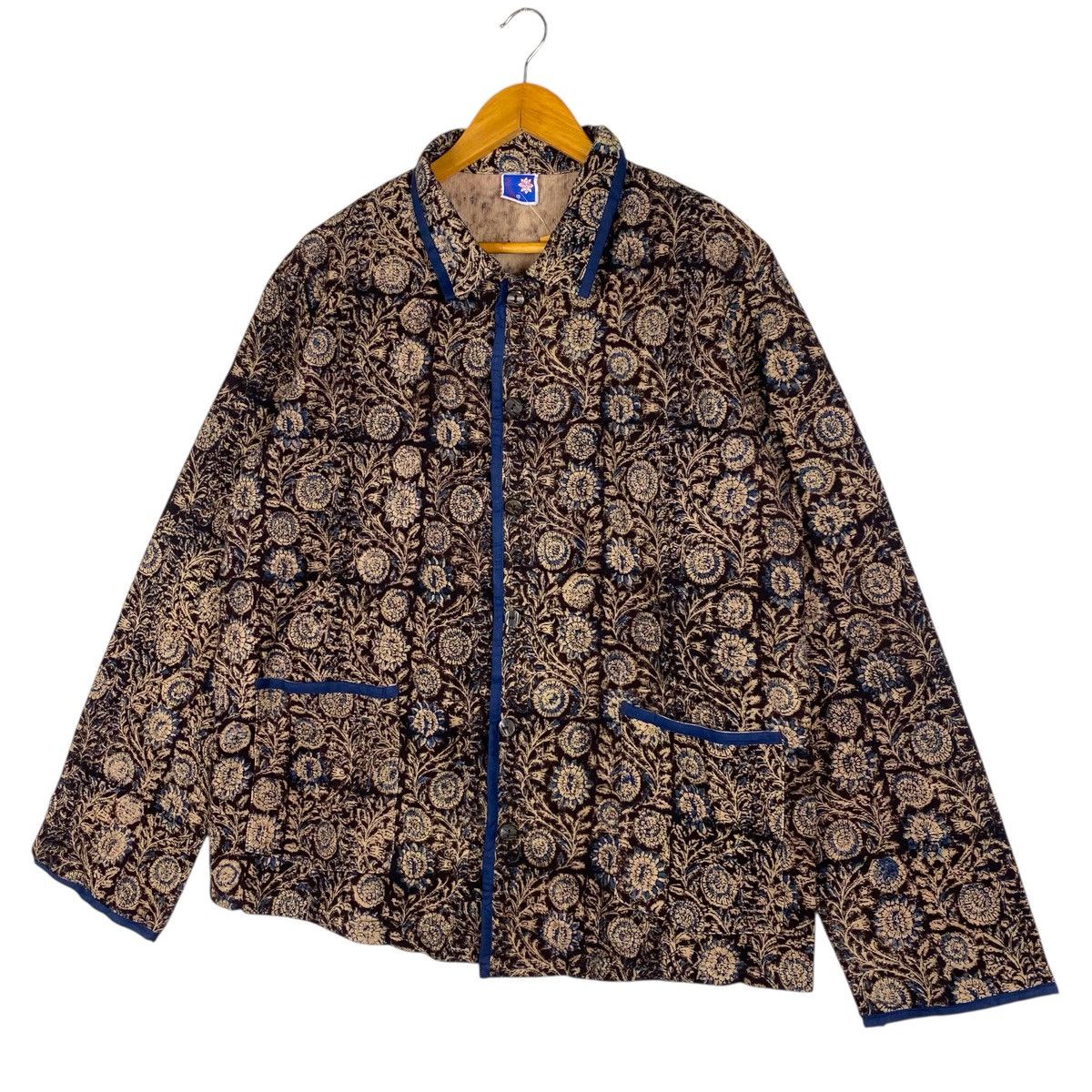 Japanese Brand 💥AMINA JAPAN TRADITION FLORAL BARN JACKET Size US L / EU 52-54 / 3 - 2 Thumbnail
