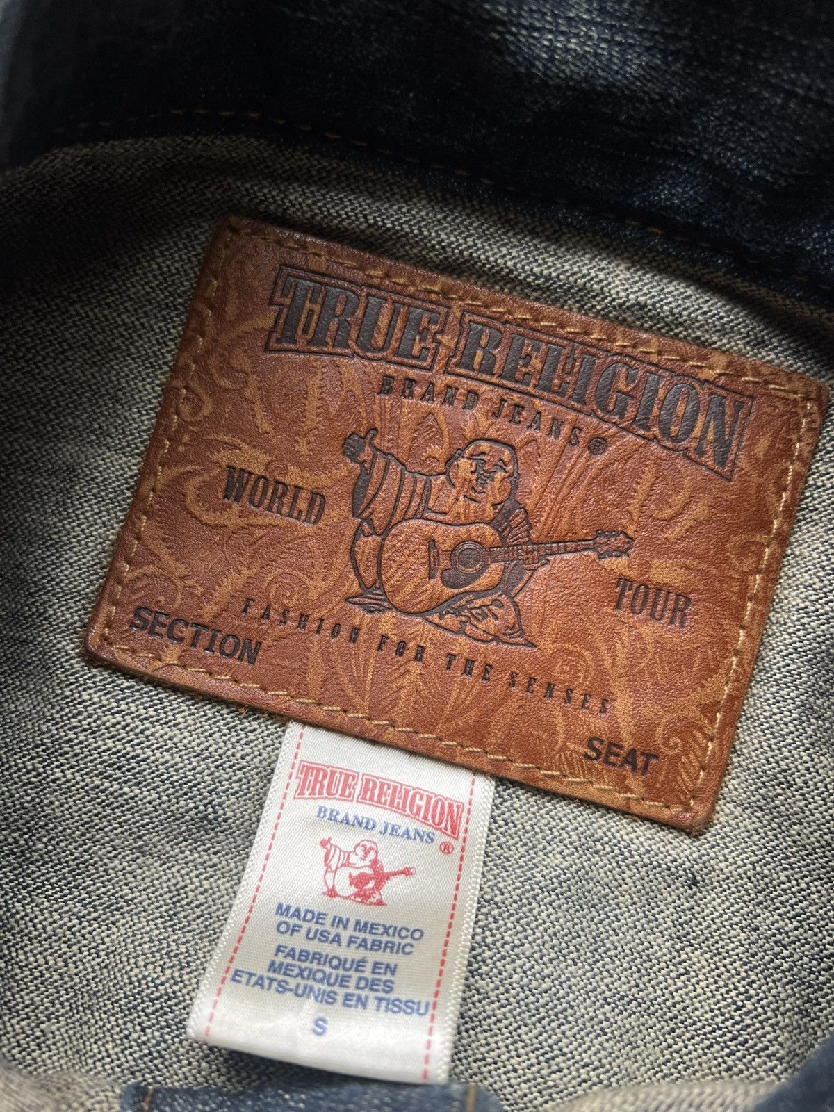 True Religion True Religion Multicolor Johnny Baja Western Denim Jacket Size US S / EU 44-46 / 1 - 6 Thumbnail