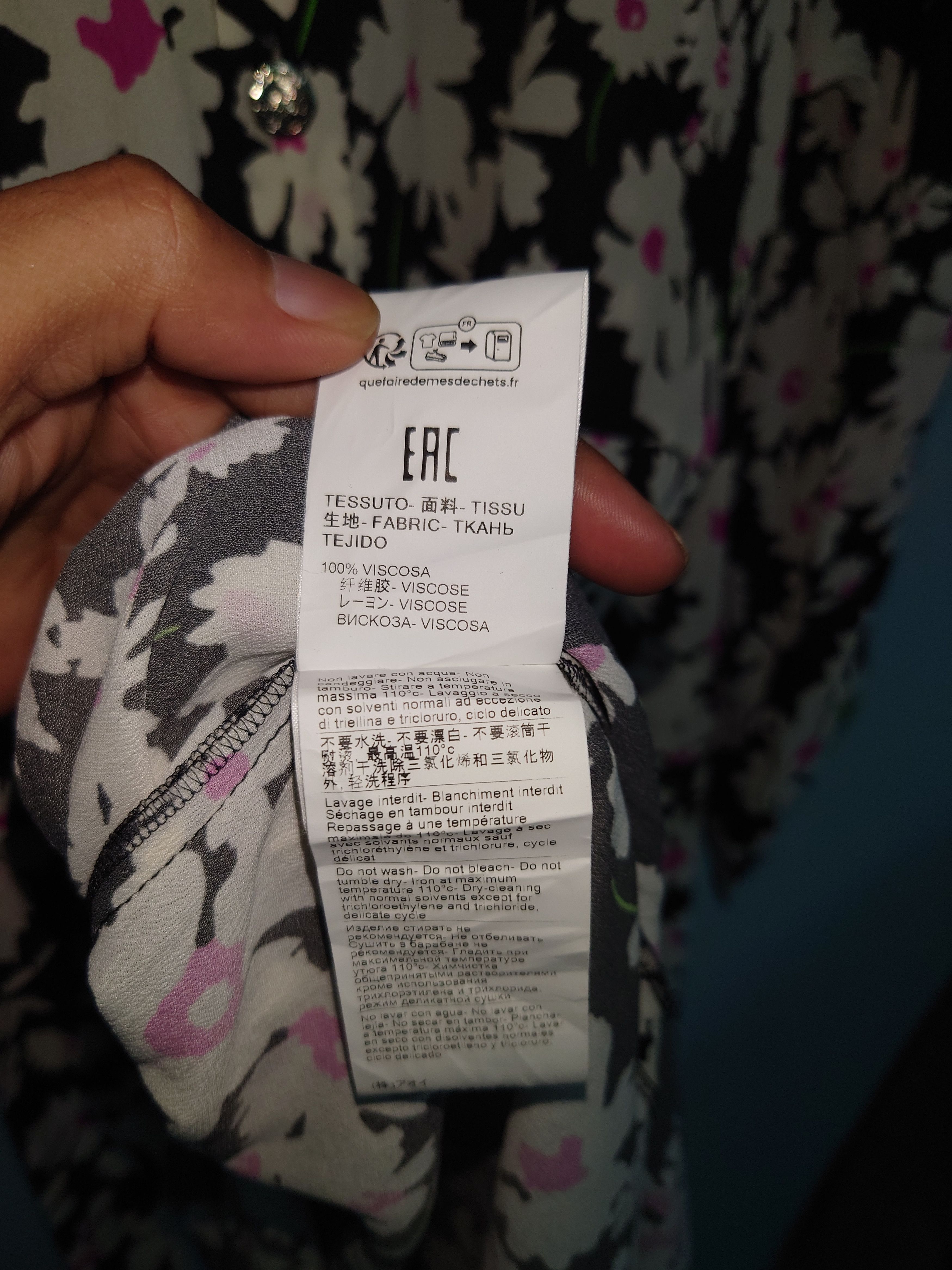 MSGM MSGM Milano Floral Daisy Print Viscose Maxi Shirt Dress Size XS / US 0-2 / IT 36-38 - 6 Thumbnail