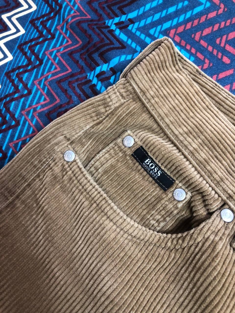 Hugo Boss × Vintage Vintage Hugo Boss Jeans Velvet Chino Pants Size US 32 / EU 48 - 4 Thumbnail