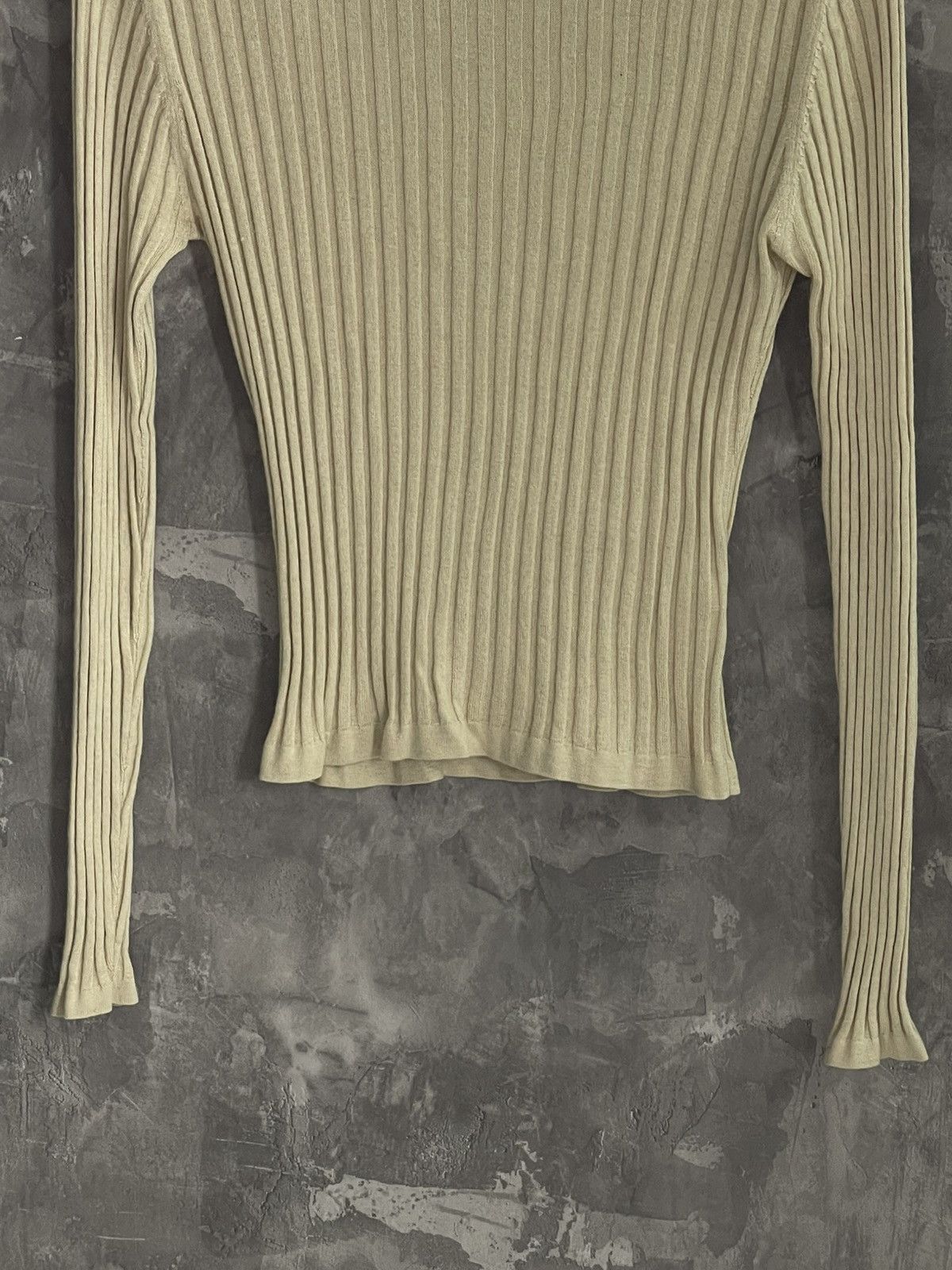 20471120 × If Six Was Nine × Japanese Brand Vintage Diesel Style Avant Garde Slim Ribbed Knit Sweater Size S / US 4 / IT 40 - 5 Thumbnail