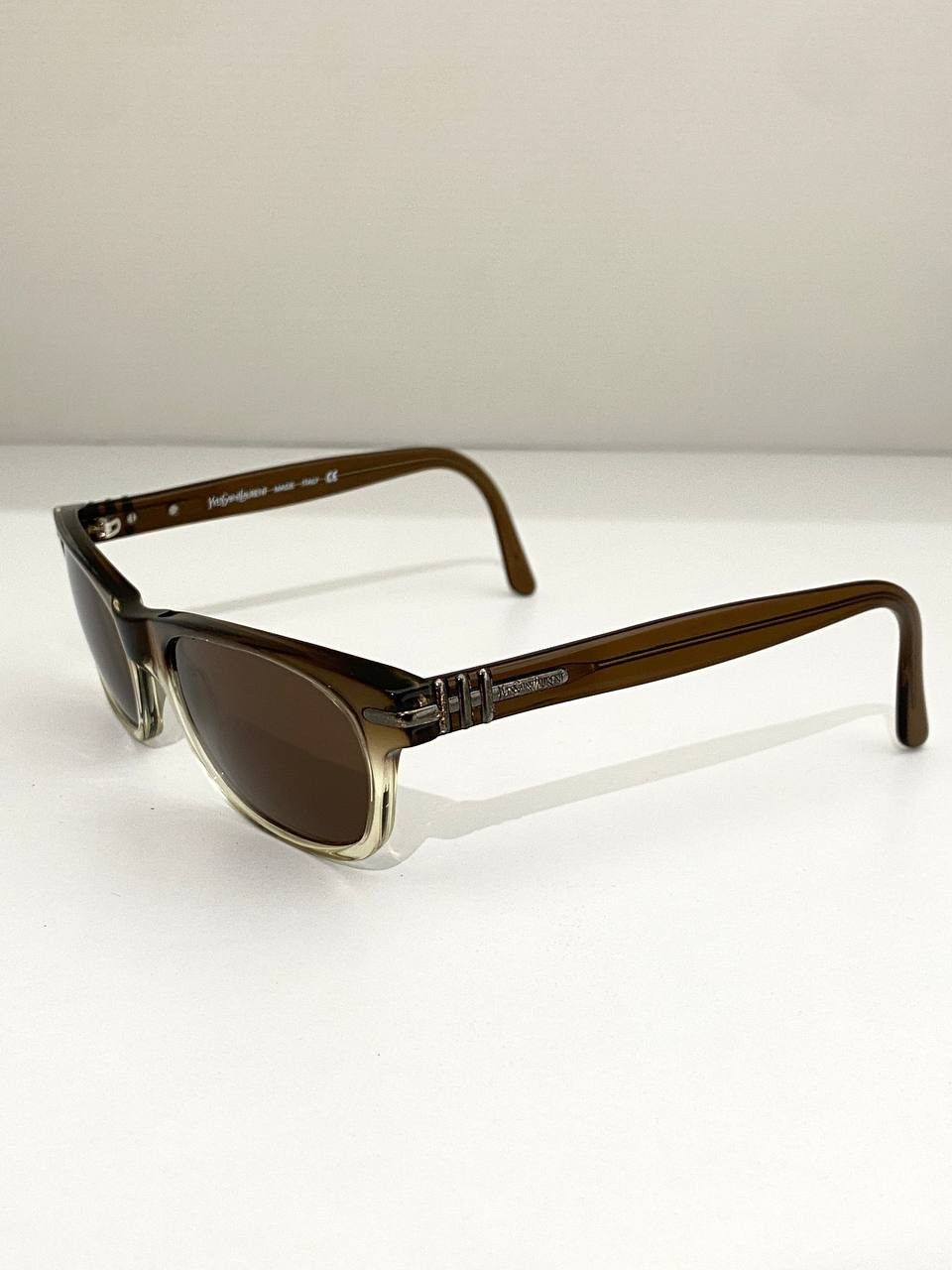 Yves Saint Laurent Yves Saint Laurent YSL Logo Square Retro Sunglasses VIntage Size ONE SIZE - 6 Thumbnail
