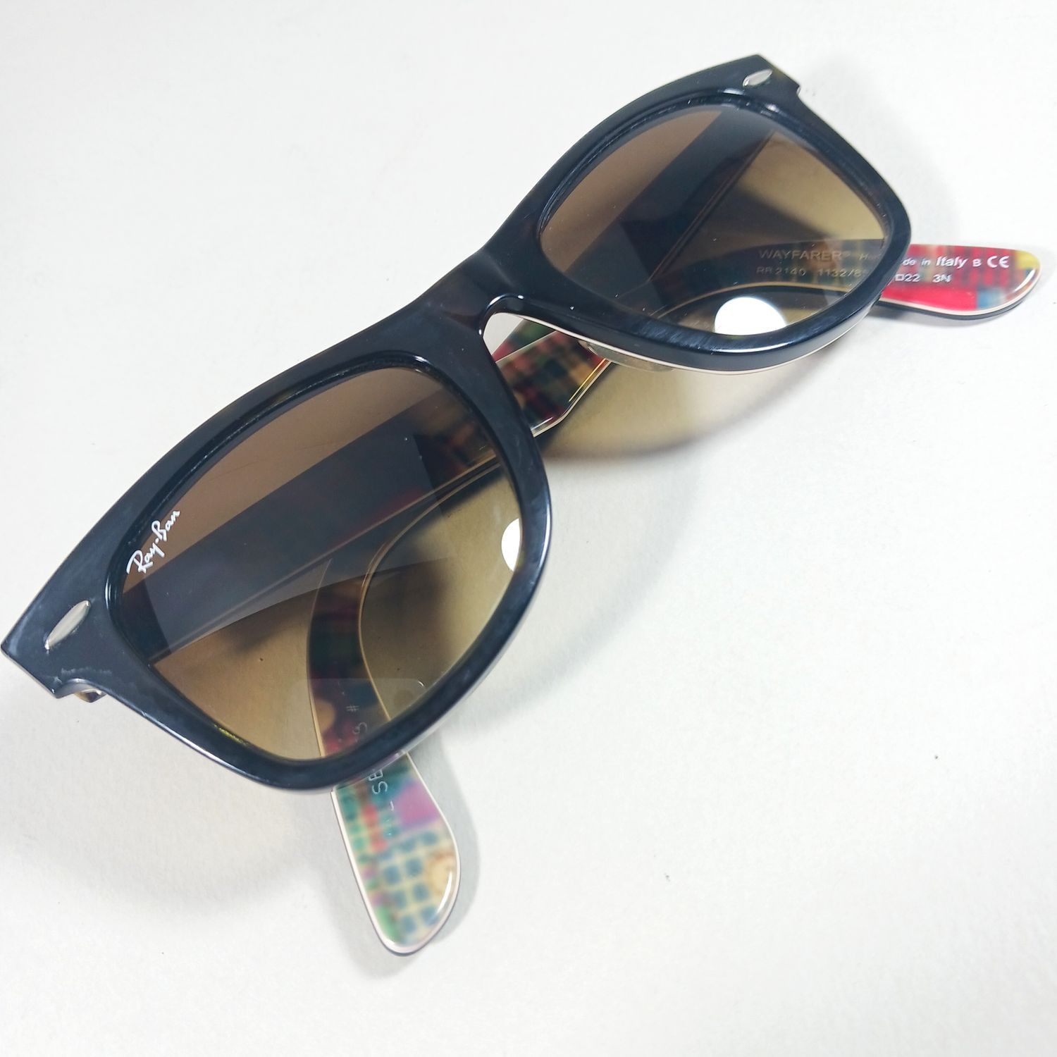 RayBan Ray Ban RB2140 Brown Special Series #13 Wayfarer Sunglasses Size ONE SIZE - 5 Thumbnail