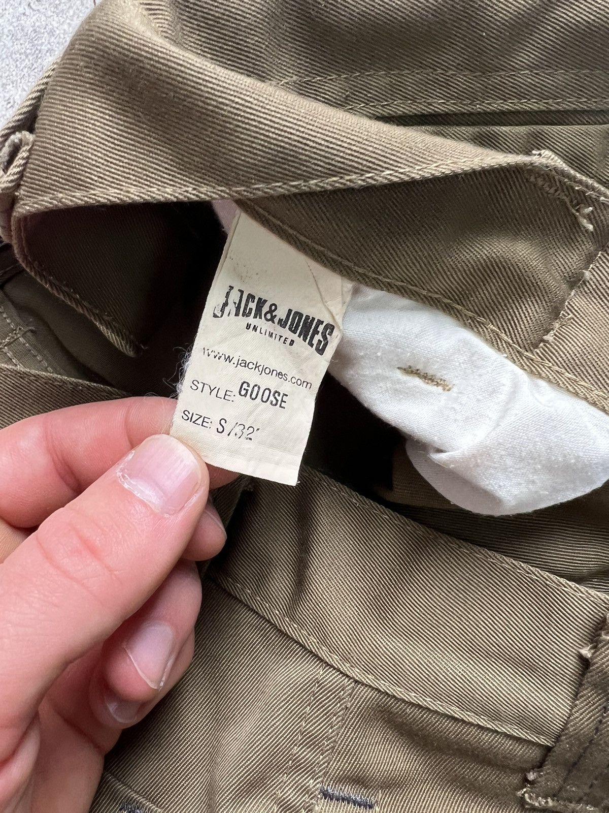 Jack & Jones × Japanese Brand × Vintage Jack & Jones vintage belted work pants Size US 32 / EU 48 - 7 Thumbnail