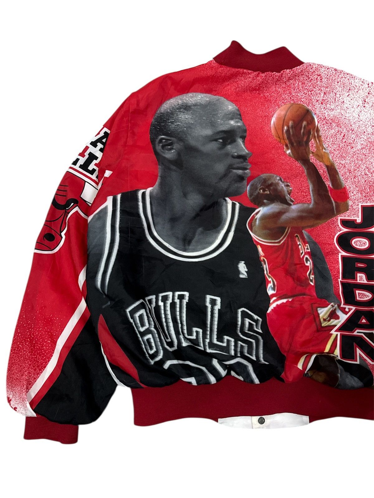 Vintage 1990s Chicago Bulls Michael Jordan Fanimation jacket. Size US L / EU 52-54 / 3 - 3 Thumbnail