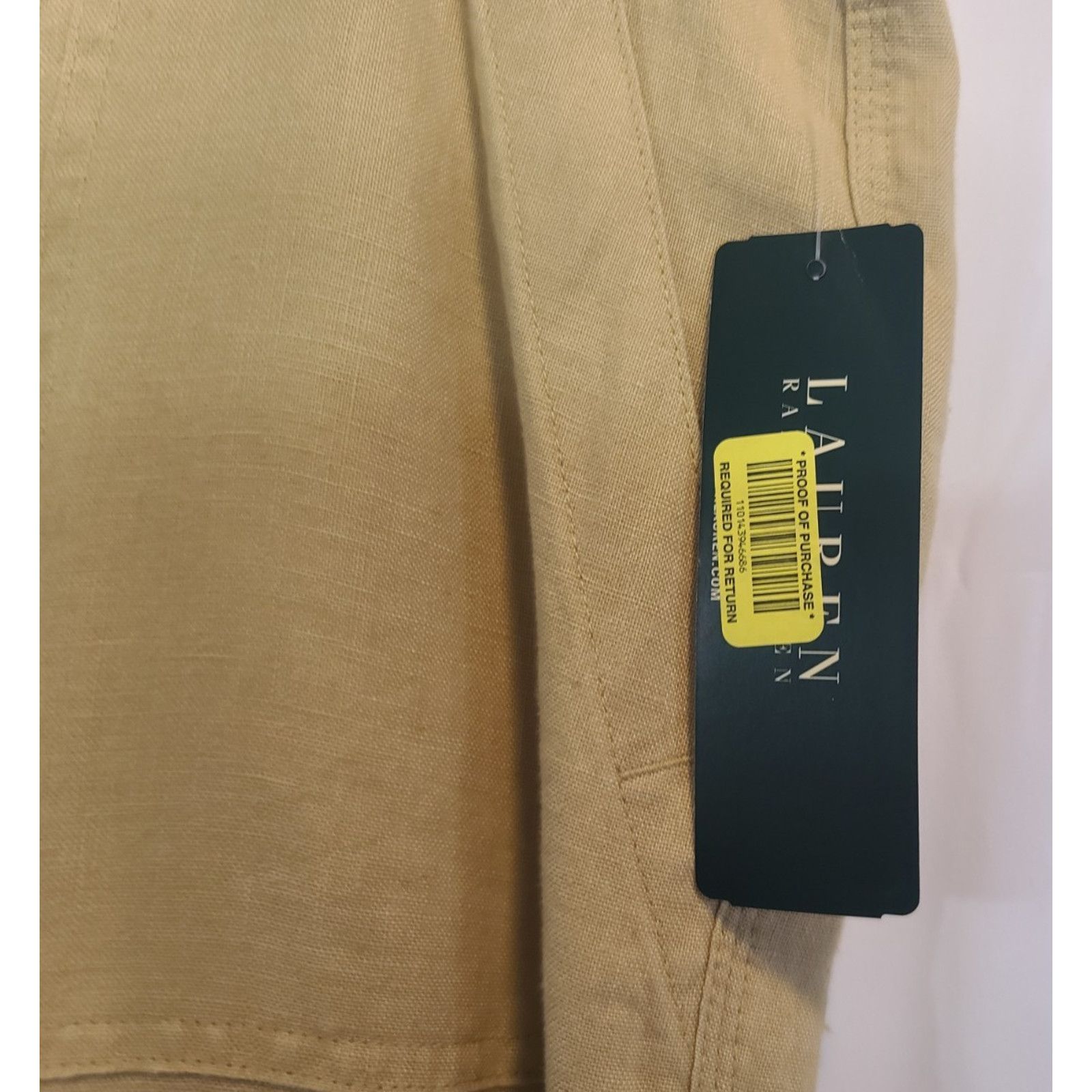 Lauren Ralph Lauren New W/Tag Lauren Ralph Lauren Womens Linen Wide Leg Pants 14 Size 36" / US 14 / IT 50 - 7 Thumbnail