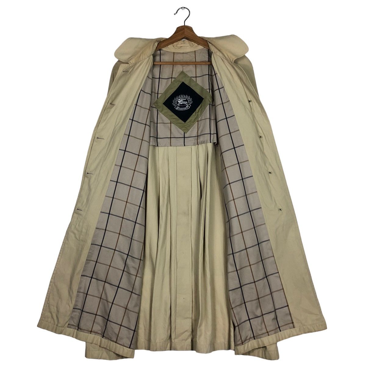 Burberry 🔥Vintage Burberrys Long Jacket Bondage Nova Check Design Size US M / EU 48-50 / 2 - 13 Thumbnail