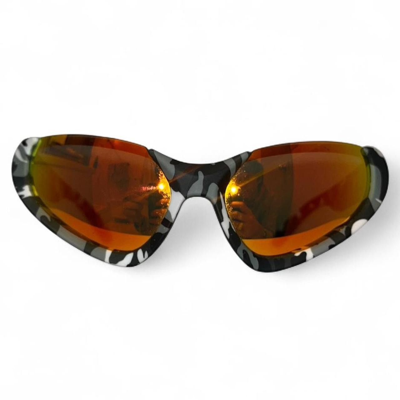 Balenciaga Snow Camo Xpander Sunglasses Size ONE SIZE - 2 Thumbnail